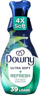 Downy Ultra Soft Fabric Softener Liquid, Refresh, Birch Water and Botanicals,...