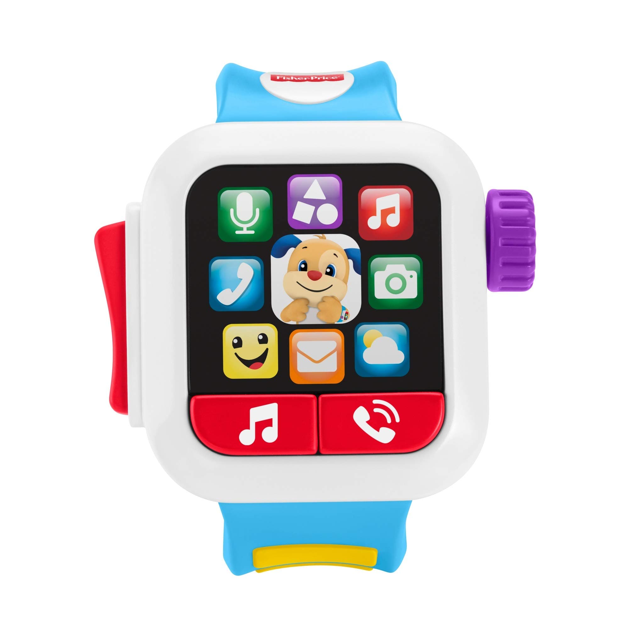 Fisher-Price Smartwatch Learn and jump, baby toast, Portuguese product (Mattel GTW25)