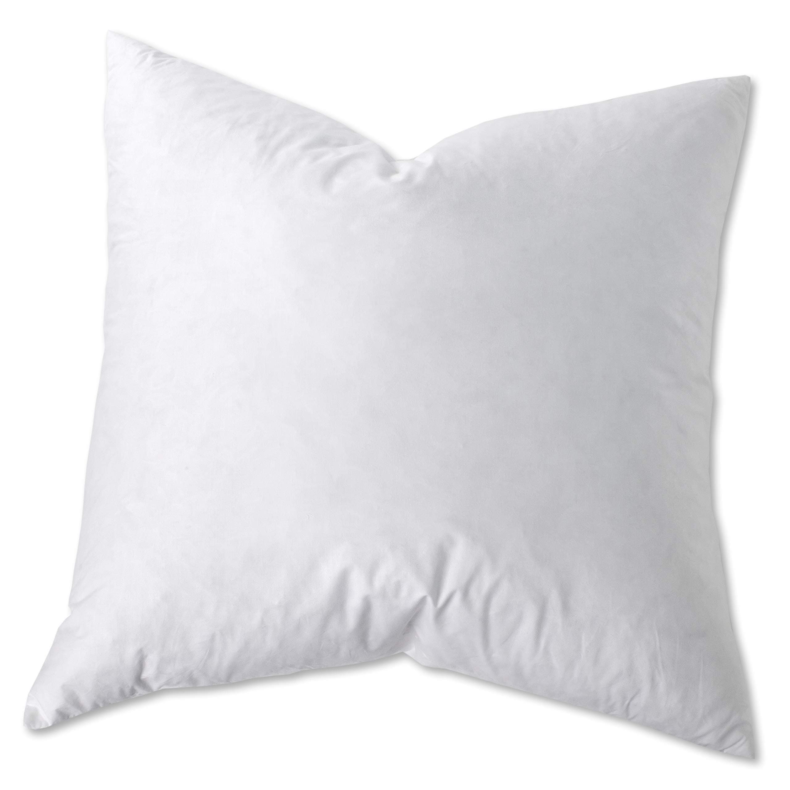 Sunflower EDB-30 Hybrid Euro Square Cotton Pillow, Set of 2, 30" x 30"