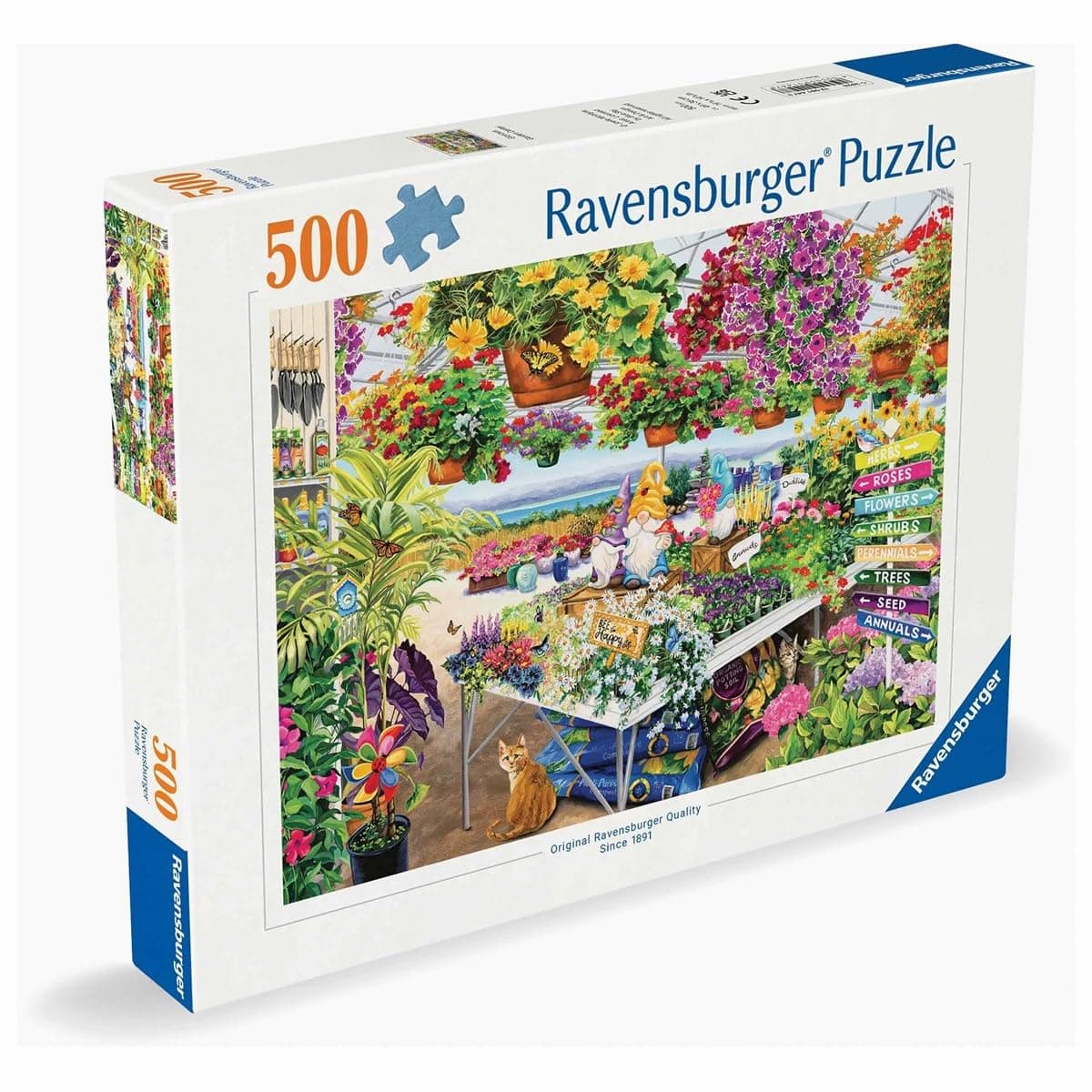 Ravensburger Glorious Garden Center 500 Piece Jigsaw Puzzle | Great Gift for Puzzlers | Premium German Craftsmanship | FSC Certified Sustainable Wood