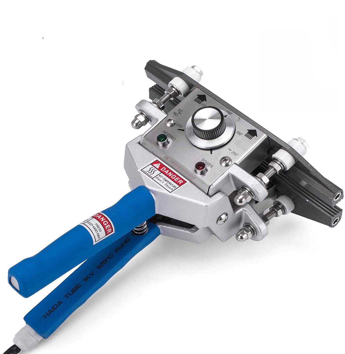 FKR-200 8" Hand Held Crimp Heat Sealer Bag Machine Tool Aluminum Foil Kraft (8 Inch Sealing Length)