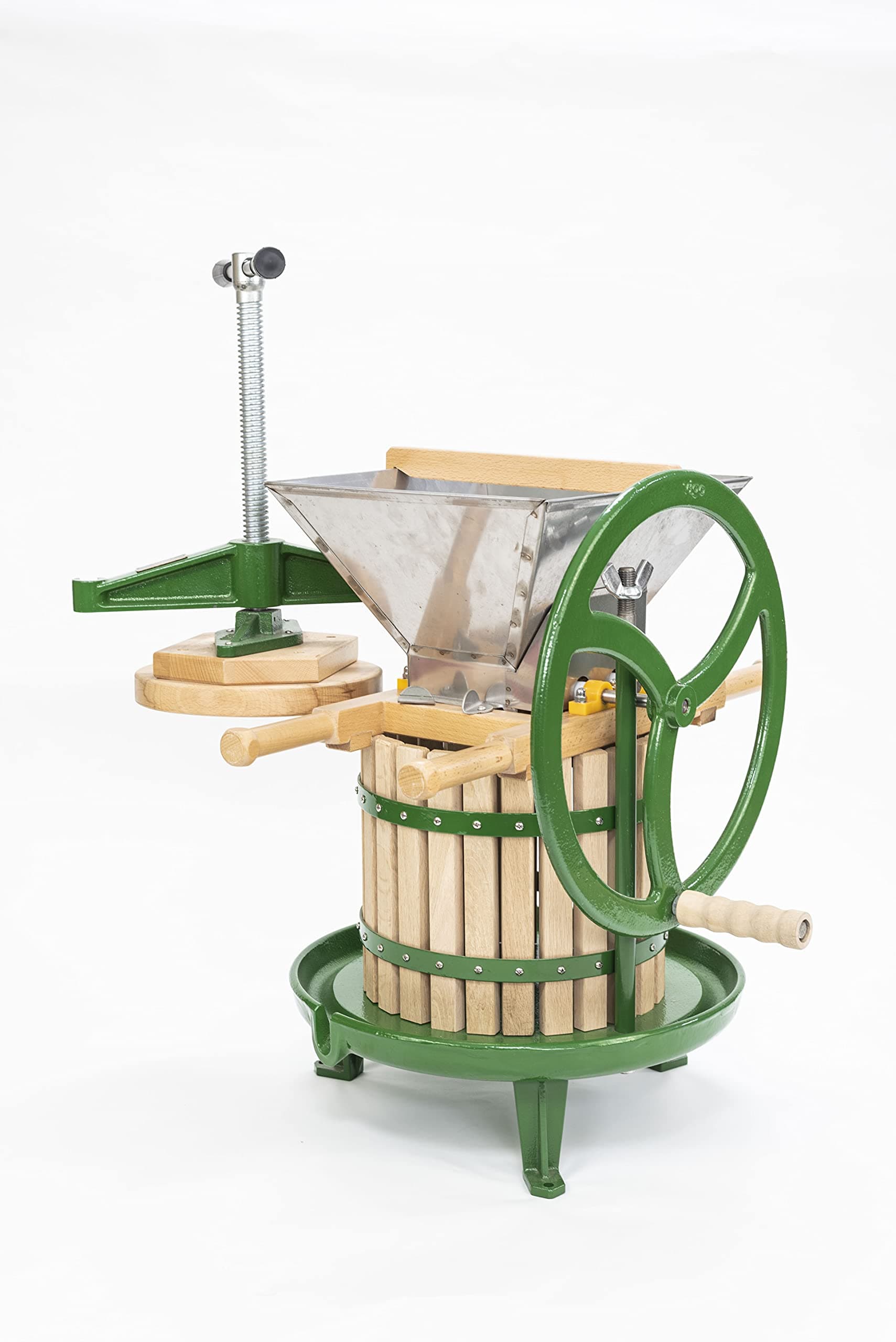 Vigo Presses 12 Litre Apple Press and Crusher Combo – Cast Iron and Solid Wood Construction for a Lifetime of Service