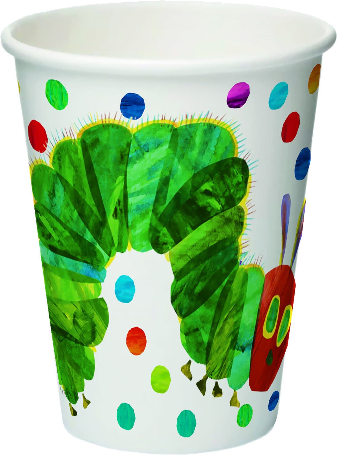 Raupe Nimmersatt The Very Hungry Caterpillar Party Cups 200ml, Set of 6 Paper Multi Colour 7.5 x 7.5 x 8.5 cm 6 Units