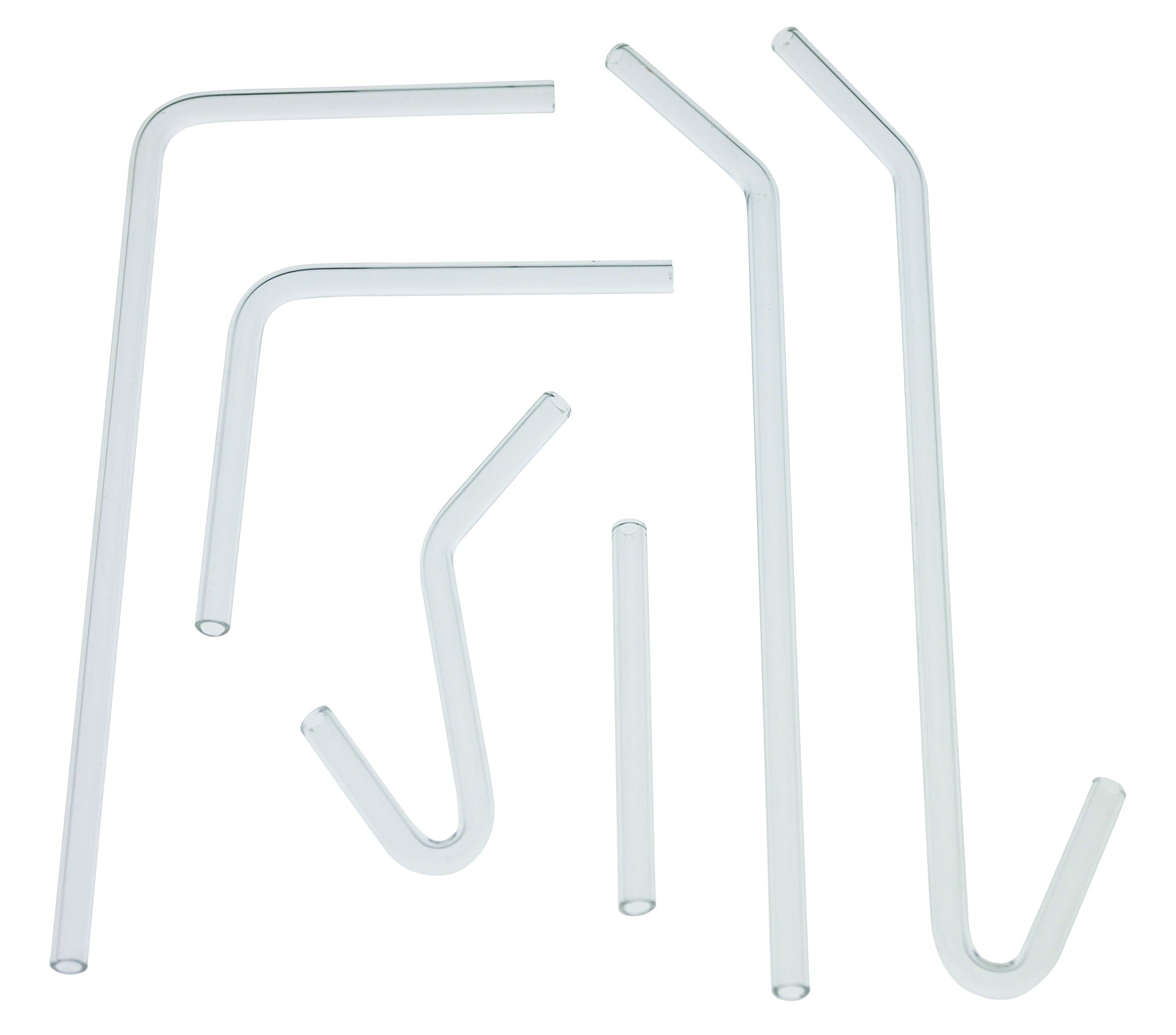 Glass Delivery Tubes - Set of 6 - Borosilicate - Eisco Labs