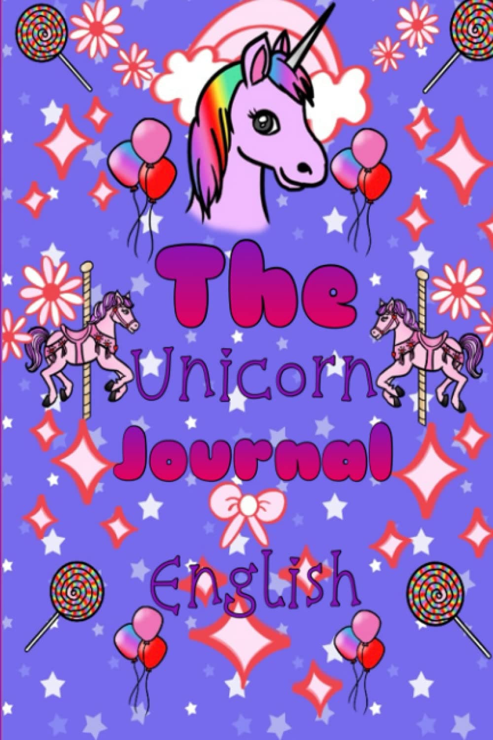 The Unicorn Journal English: Back To School 6 x 9 Unicorn English Notebook For Taking Notes and Sketching Ideas
