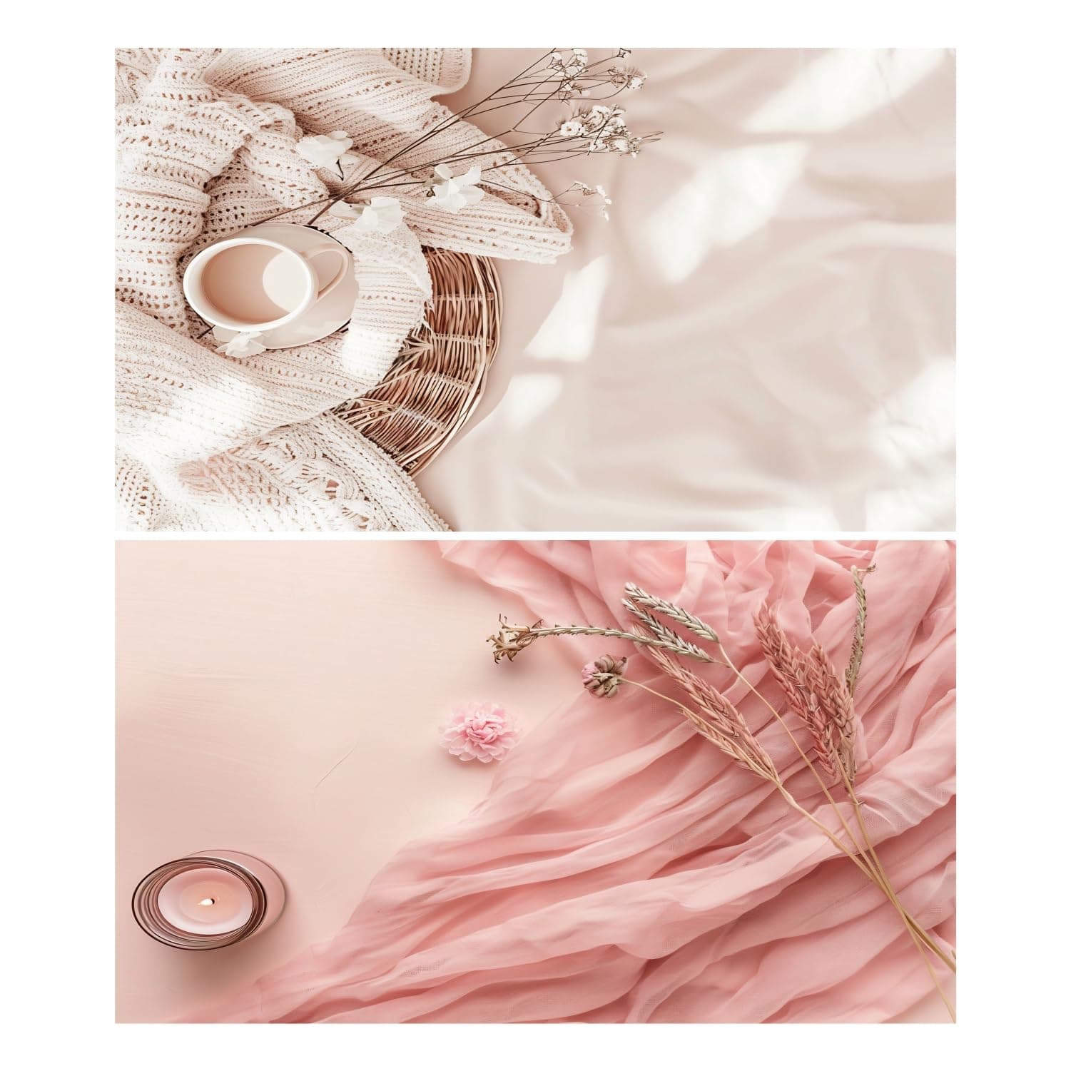 HomeArt Sheet 2 in 1 Product Photography Backdrop 3D Flat Lay Tabletop Double-Sided 20x29 Photo Background PVC Wrinkle Free for Small Products Food, Cosmetics Shoot (Combo 1)