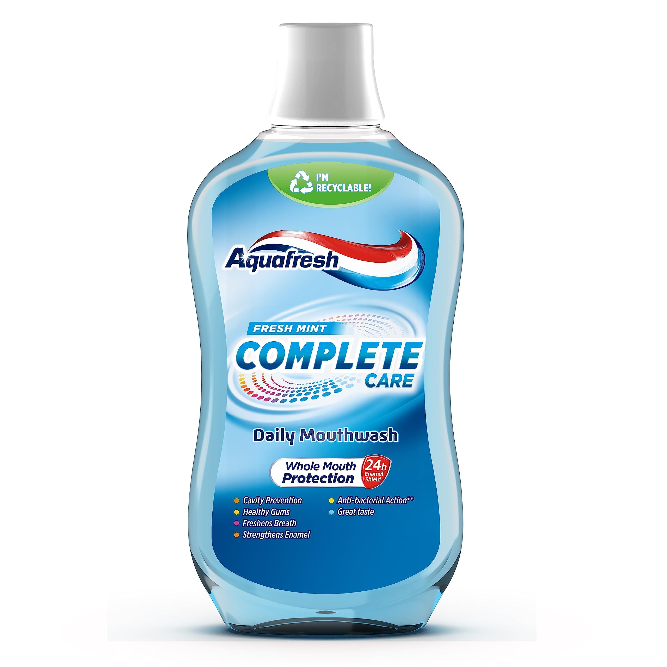 Complete Care Mouthwash with Fluoride, Fresh Mint, 500ml