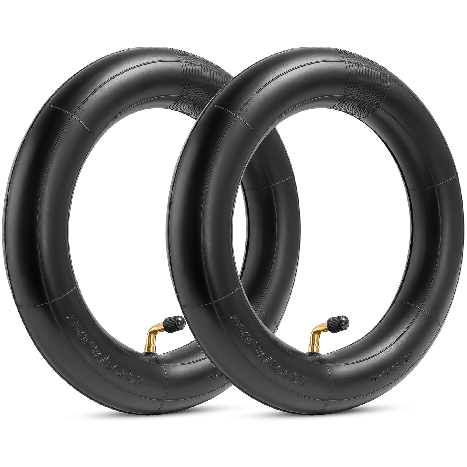 Heavy-Duty 10X2 Scooter Tubes Thicker 40% 10x2.125 Inner Tube Compatible with 10x1.90 10x1.95 10 x 2.0 10 x 2.125 54-152 Most Kid Bike Tire Tube Electric Scooter Tubes 2-Pack