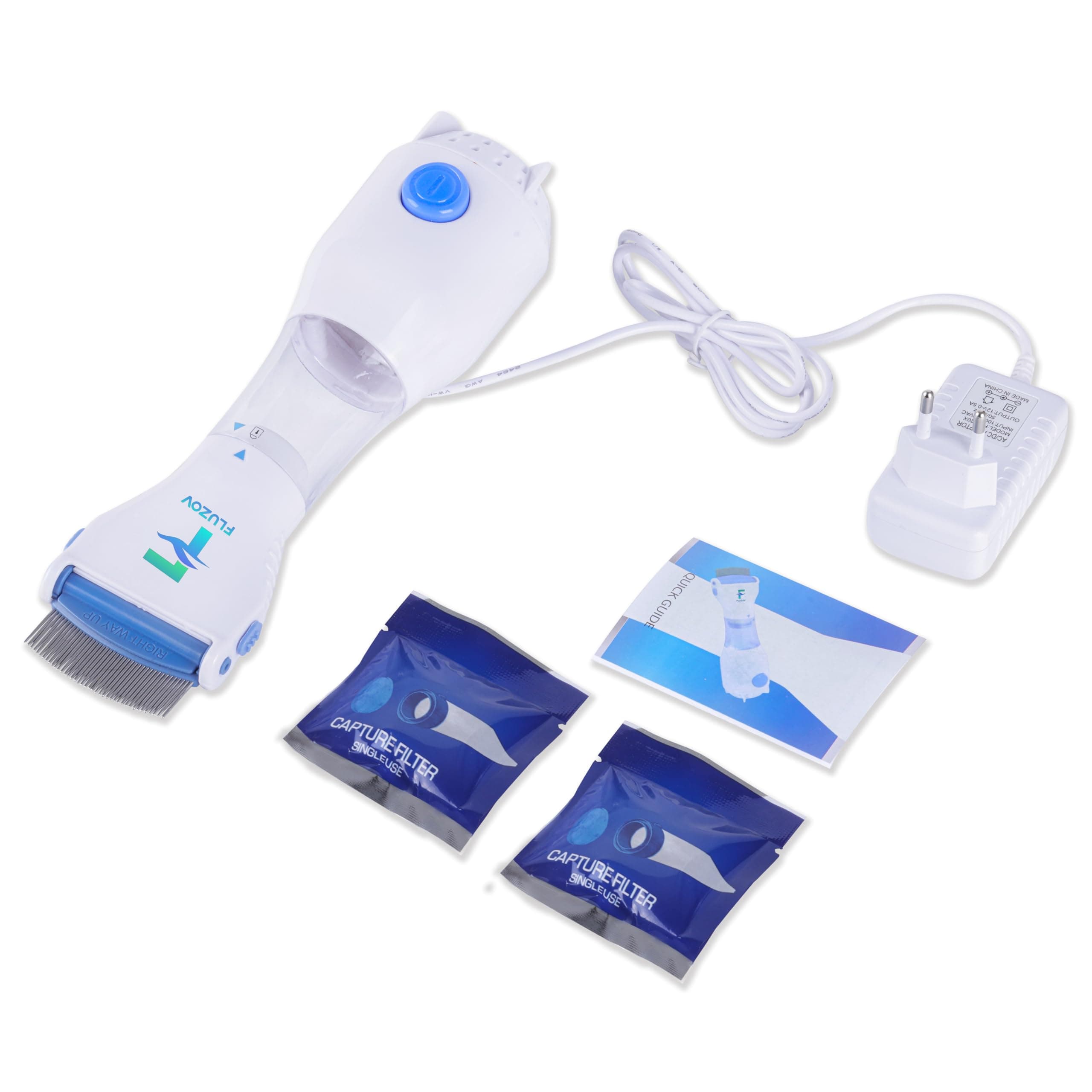 Trap Head Lice and Eggs Remover Hair Vacuums Machine for lice removed from Head Capture Lice Removal