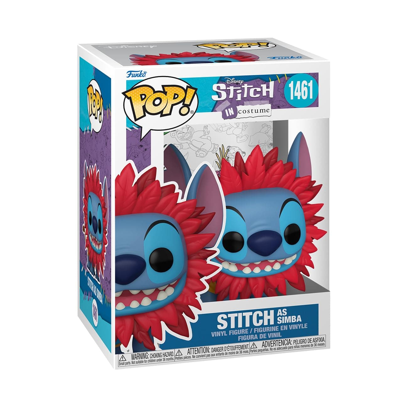 POP! Disney: Stitch Costume - Simba - Lilo and Stitch - Collectable Vinyl Figure - Gift Idea - Official Merchandise - Toys for Kids & Adults - Movies Fans - Model Figure for Collectors