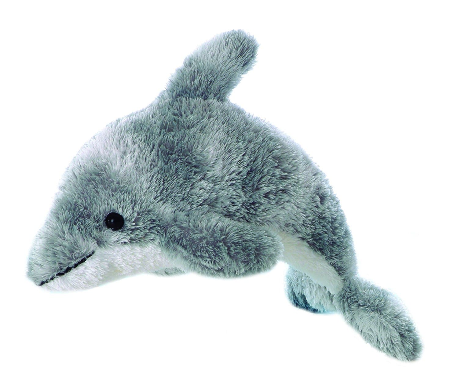 13272, Mini Flopsies Dorsey Dolphin, 8In, Soft Toy, Grey