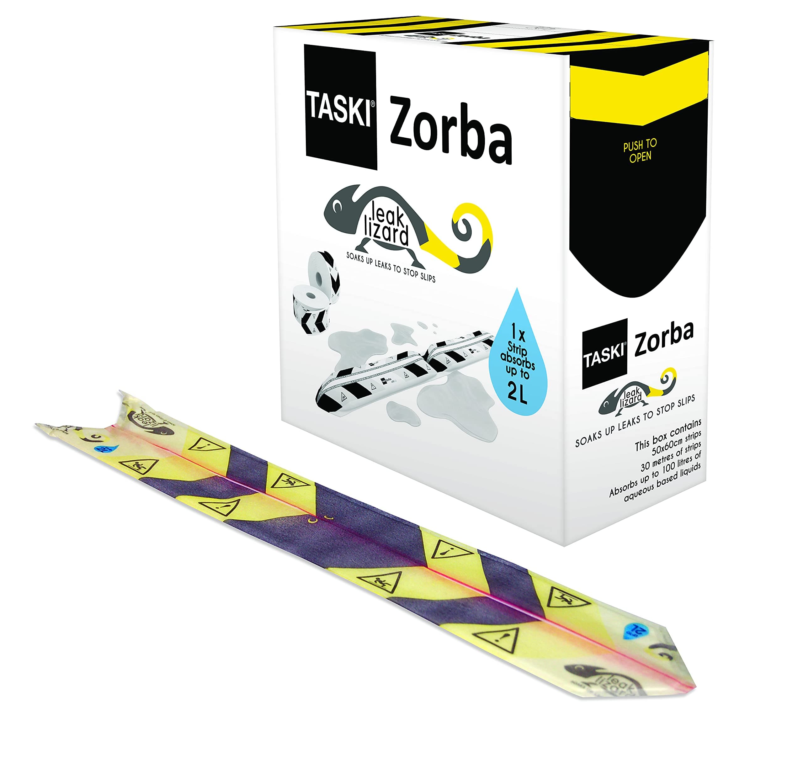 7523269 Diversey Zorba Leak Lizard Spillage Containment Strips, in box
