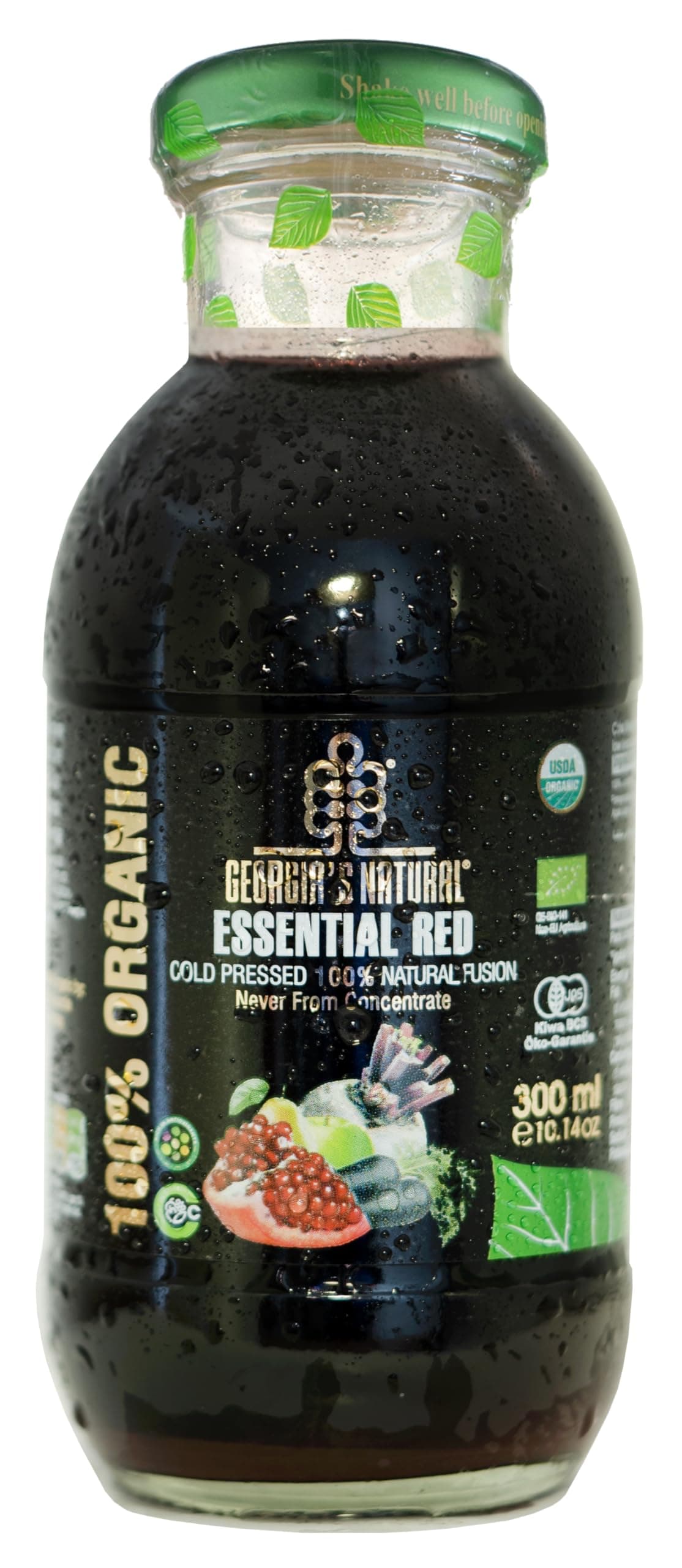Georgia's Natural 100% Organic Cold Pressed Essential Red Juice, 300 Ml