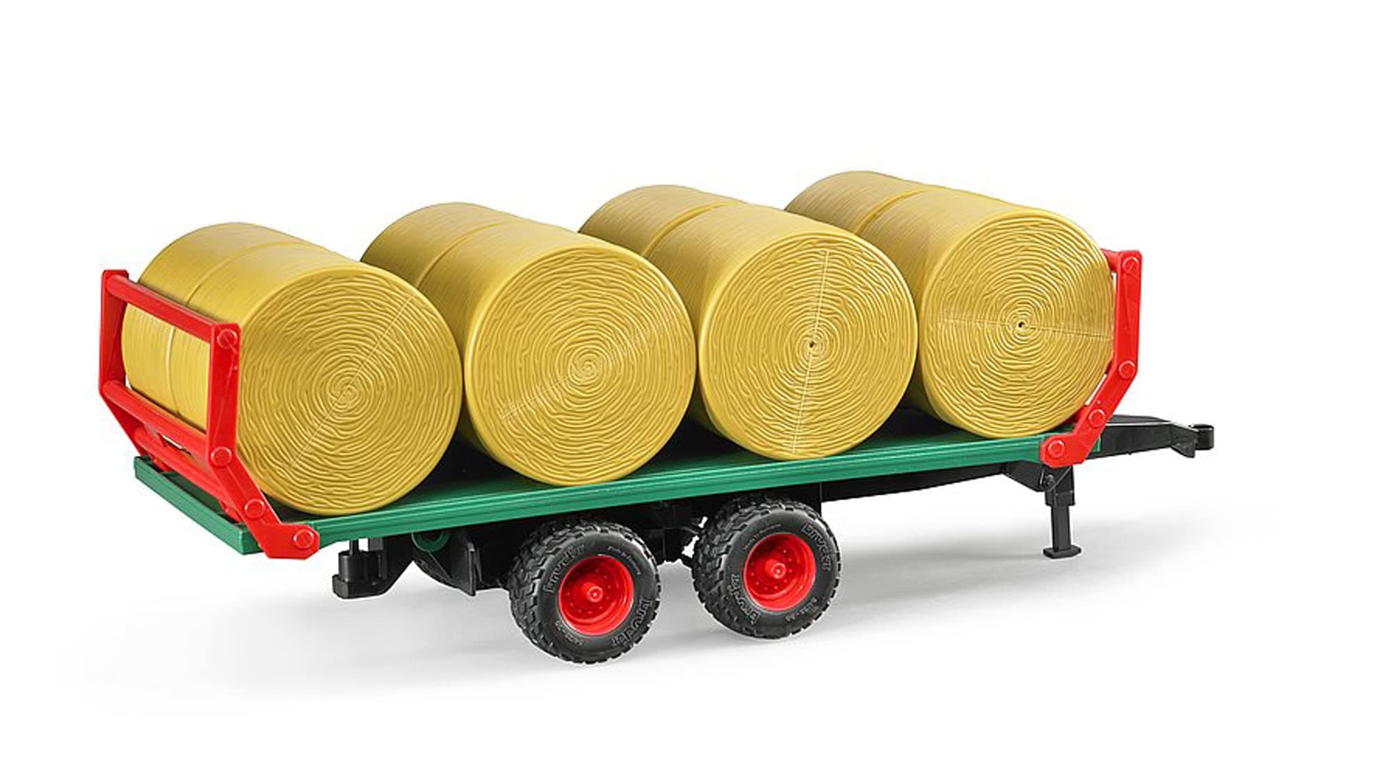 02220 Bale Transport Trailer with 8 Round Bales