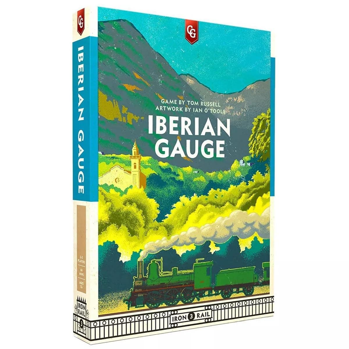 Capstone Games | Iberian Gauge | Board Game | Ages 12+ | 3-5 Players | 60-90 Minutes Playing Time, Multicolor, IR301CTG