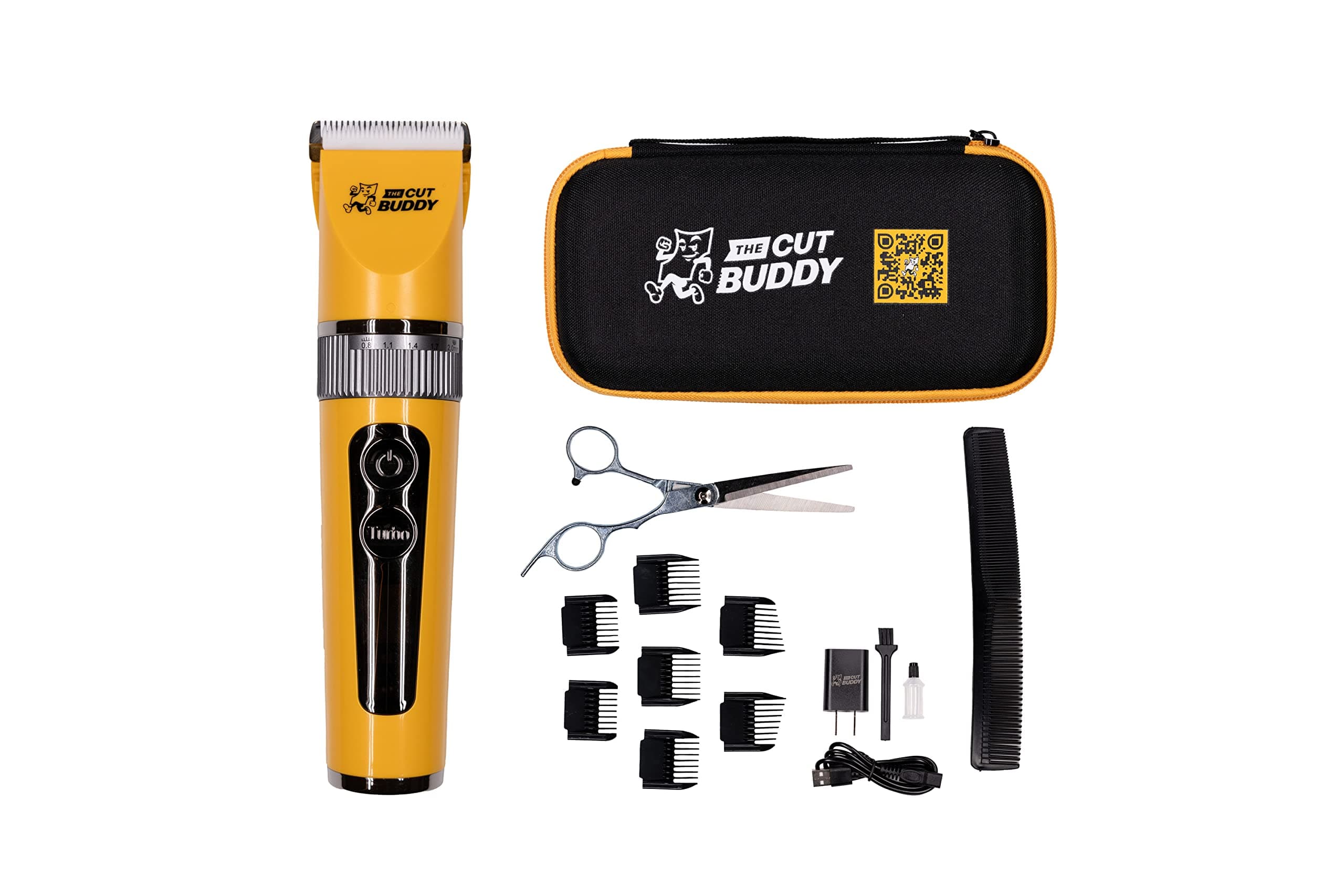 The Cut BuddyClipper & Grooming Set, Gift for Men, Cordless Hair & Beard Trimmer, Quiet, Waterproof, Won’t Get Hot, Blades Stay Sharp