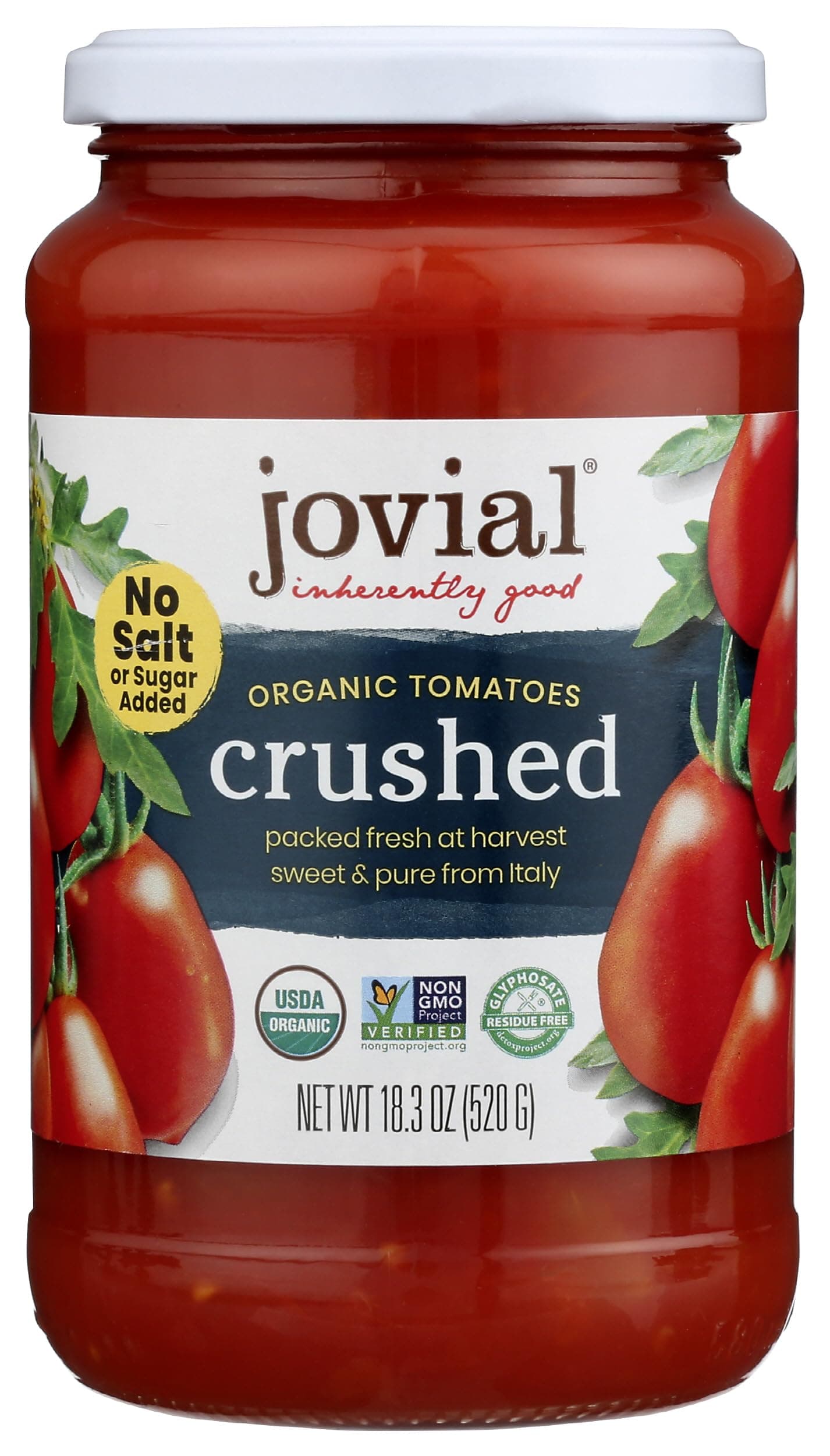 JovialOrganic Crushed Tomatoes, 18.3 ozUSDA Organic