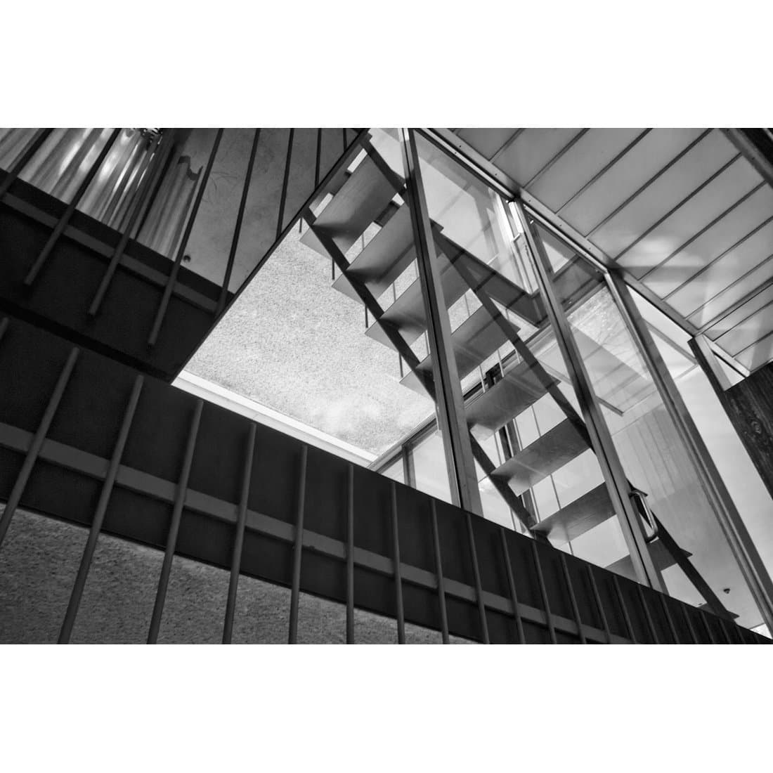 Perspectivity - Neutra VDL House Silverlake Los Angeles California Modernism Architecture Fine Art Photography Print Black and White