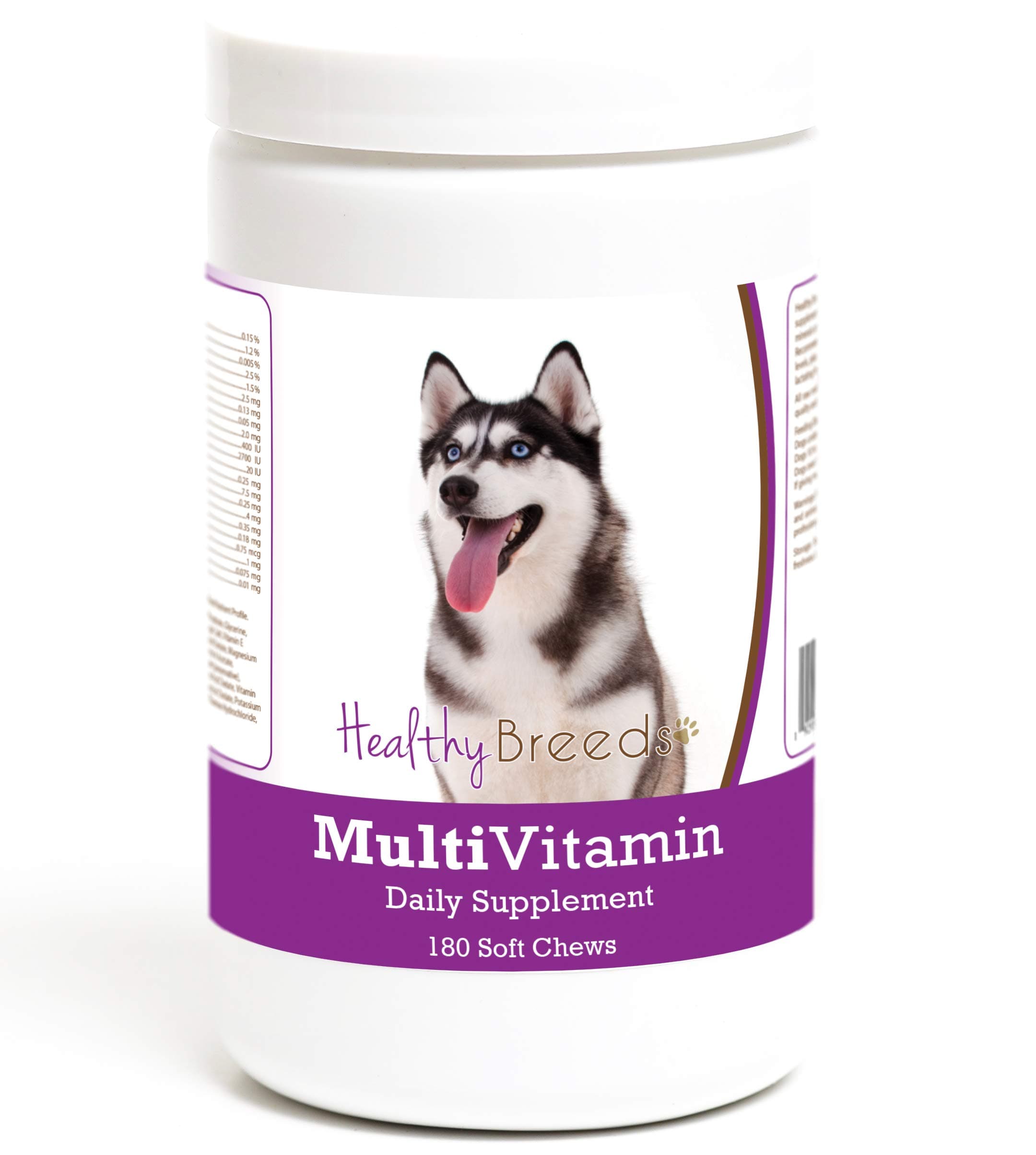 Healthy Breeds Siberian Husky Multivitamin Soft Chew for Dogs 180 Count