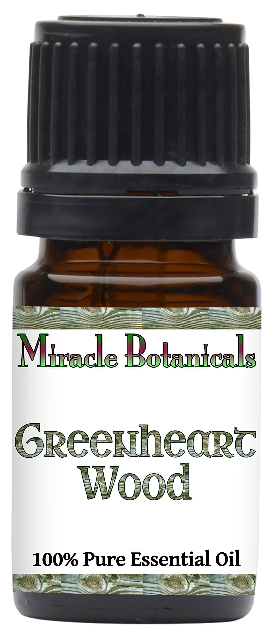 Miracle Botanicals Greenheart Wood Essential Oil - 100% Pure Warburgia Ugandensis - Therapeutic Grade (5ML)