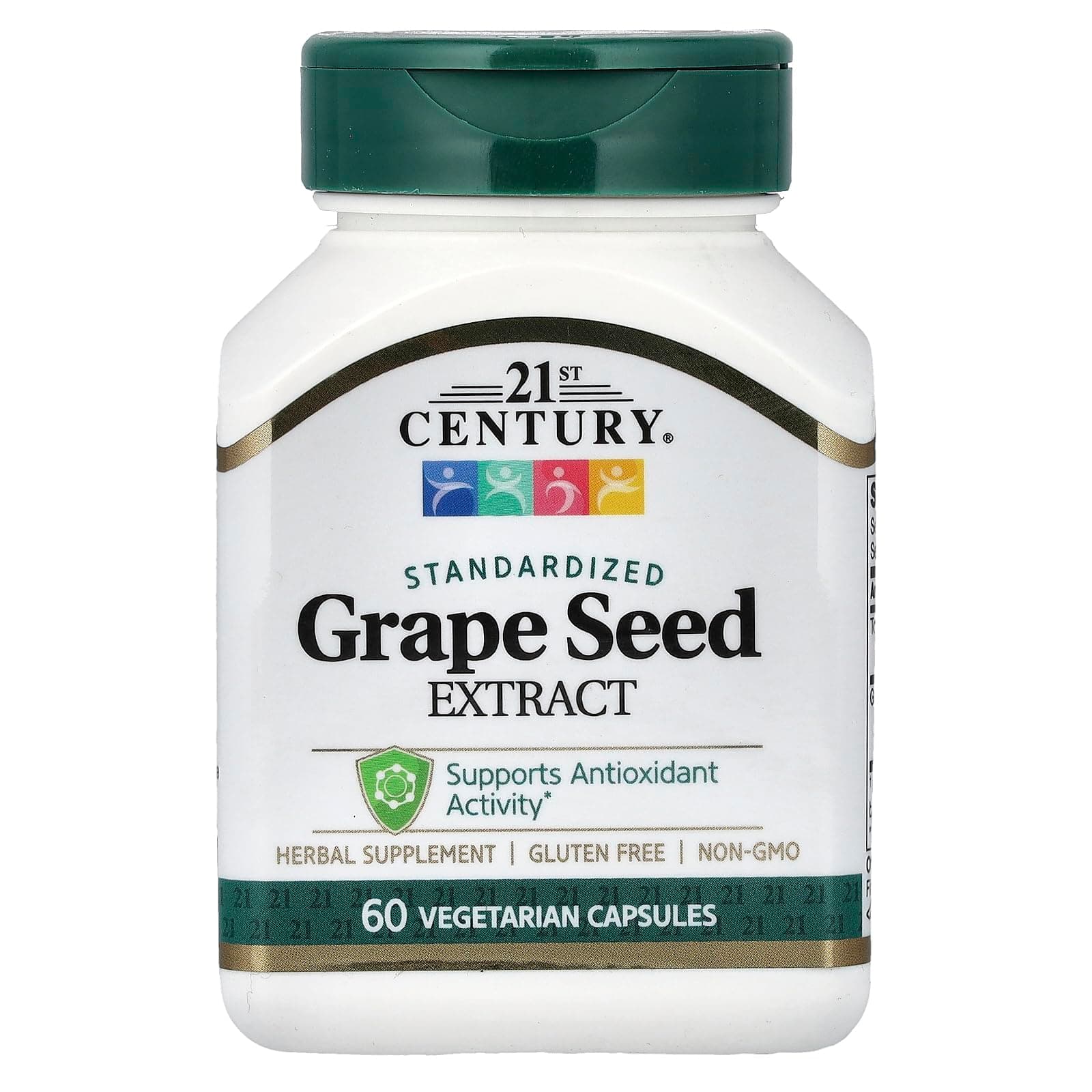 21st Century Grape Seed Extract Veg Capsules 60 Count Multi
