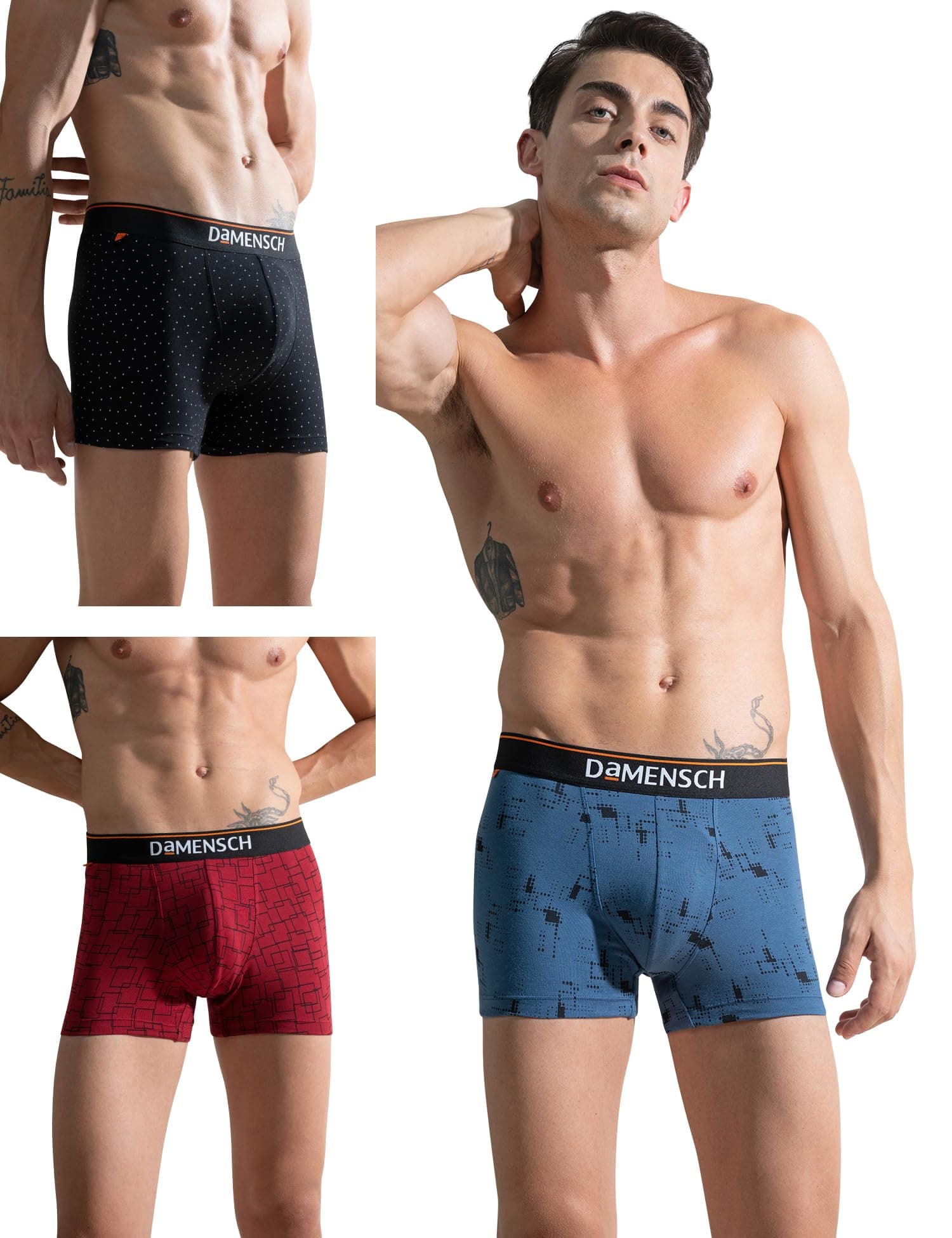 Mens Deo-Cotton Printed Group 11 Underwear (pack of 3)