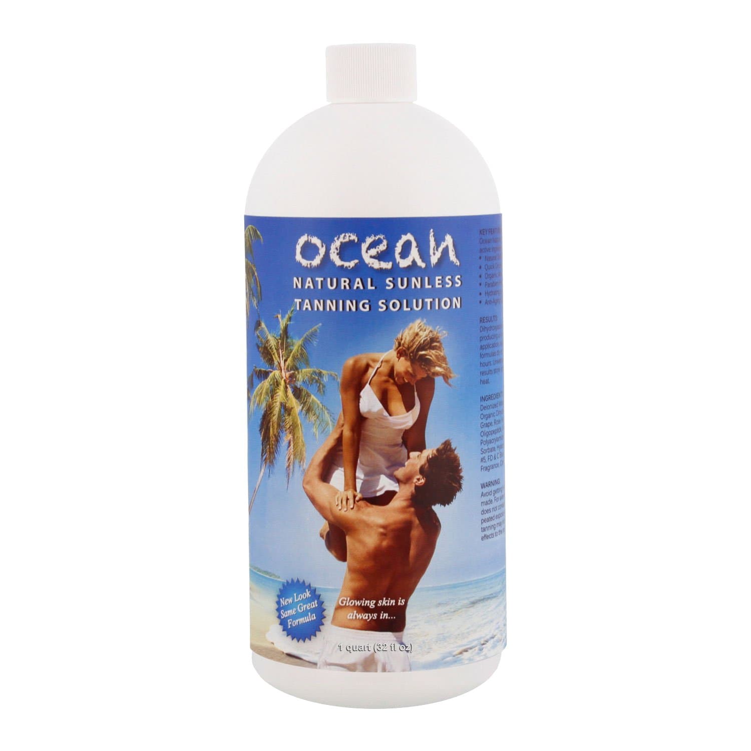 Ocean Professional Salon Sunless Tanning Solution, 1 Quart(32 oz)