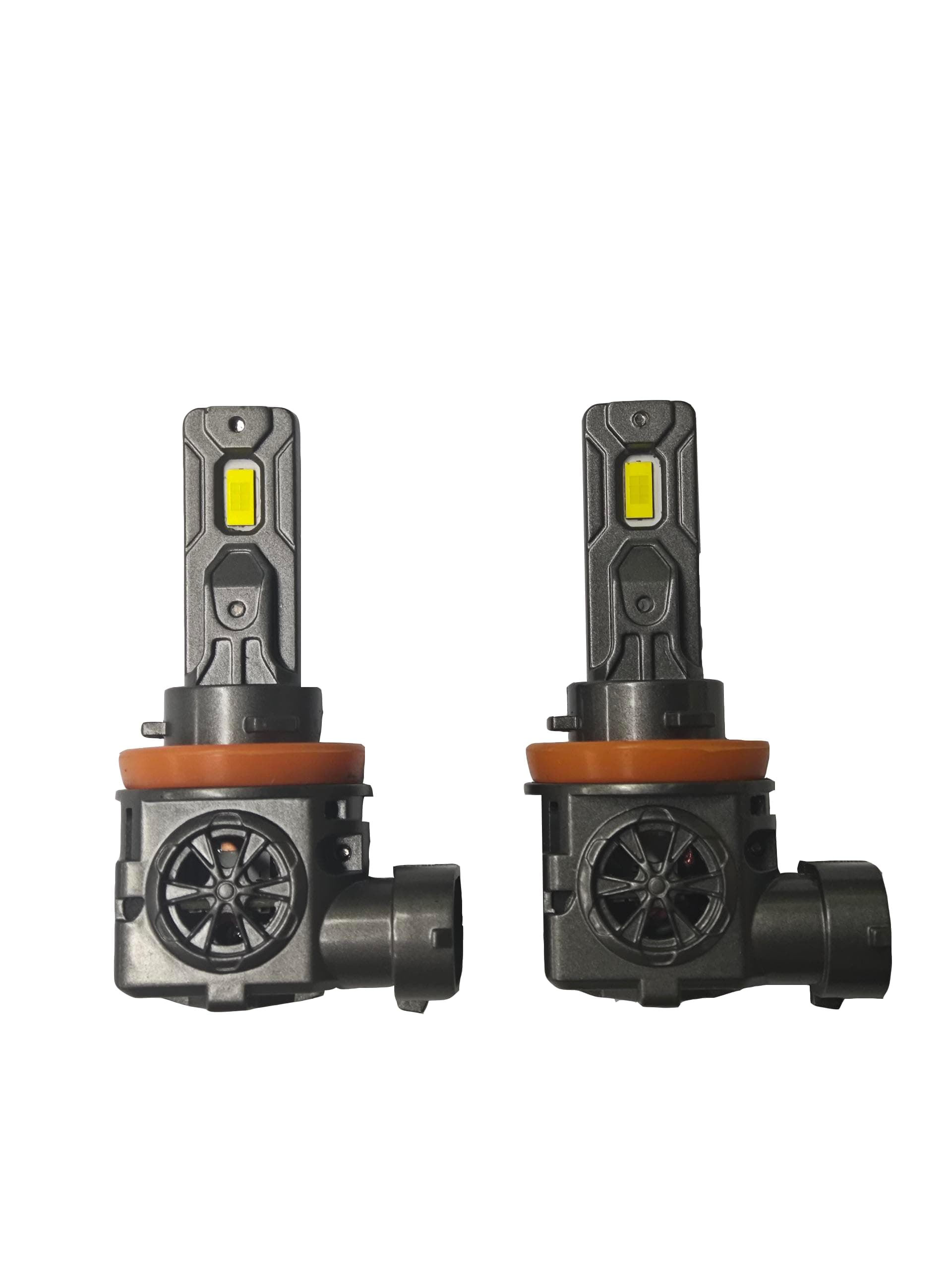 H11/H9 Light Bulb, 33000LM 900% Super Brighter, 1:1 Halogen Size H11/H8/H16 Fog Light Bulbs, 60000Hrs Lifespan, 6500K White, Plug and Play, Pack of 2