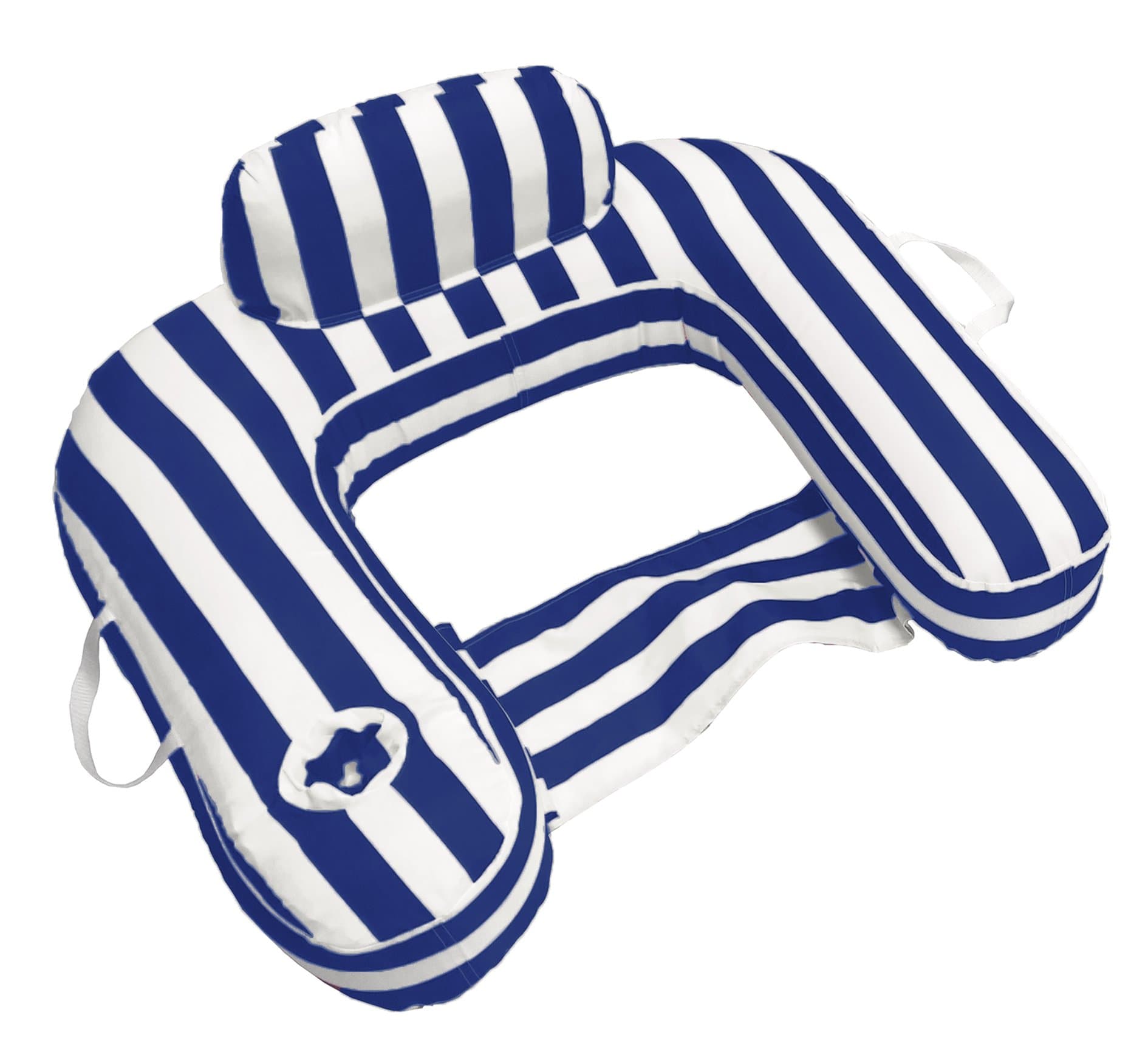 Drift and Escape NT6011-NB Drifter U-Seat Pool Float, Navy Blue,; 31" L x 28" W x 16" H