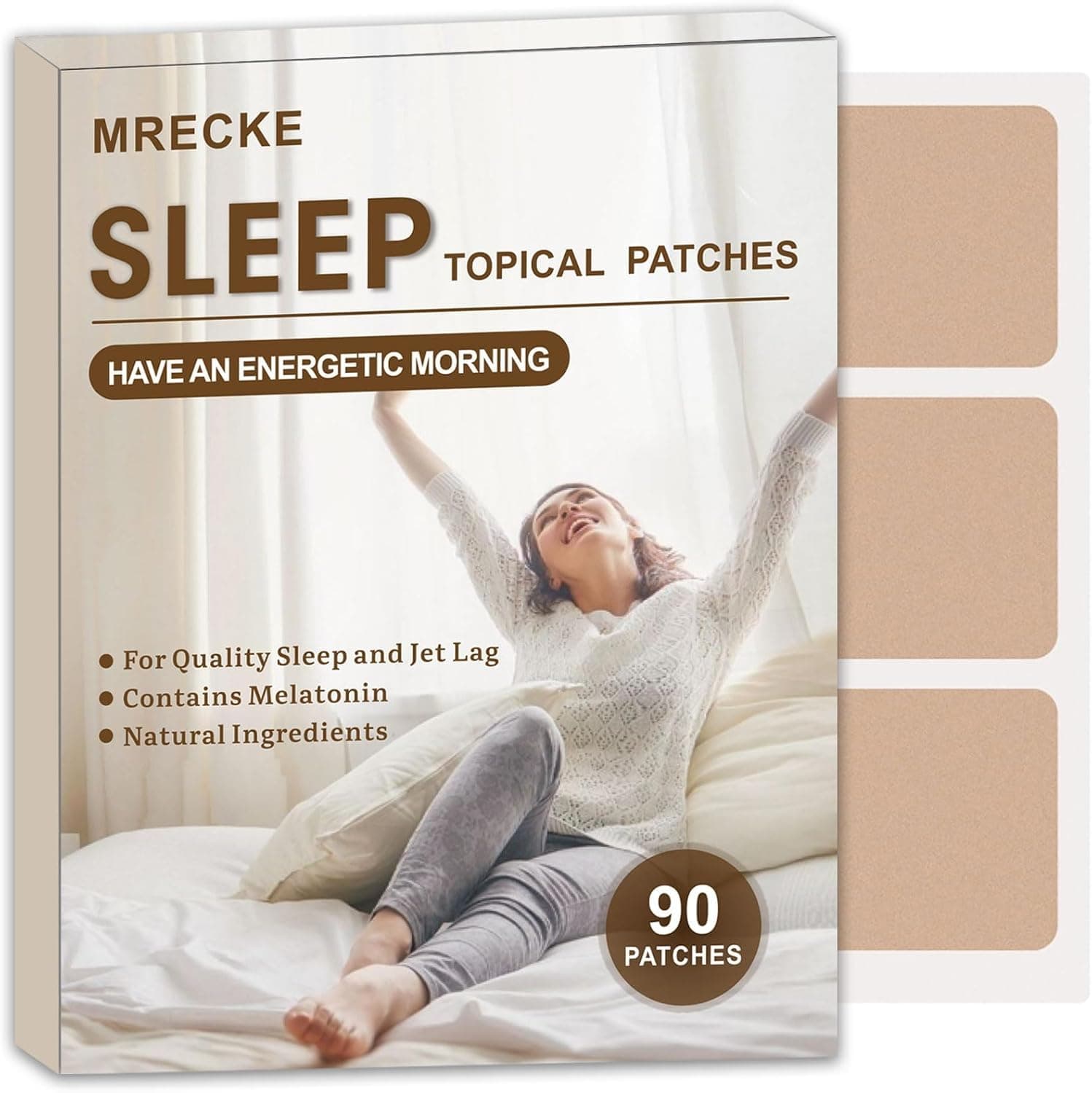 Sleep Patches for Adults Extra Strength - Fast Acting, Skin-Friendly for Men and Women, Cruelty Free Sleep Aid Alternative | 90 Patches