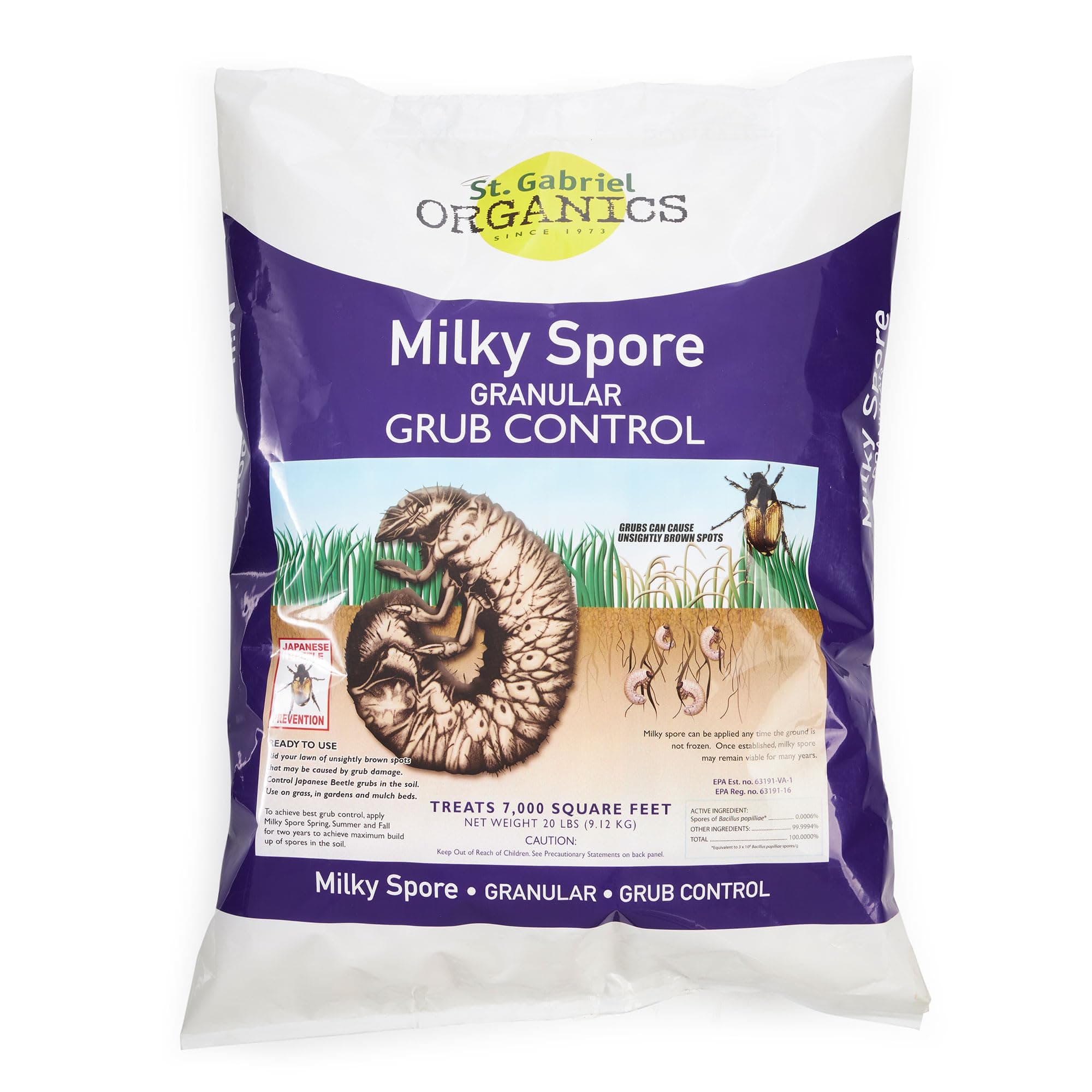 ST GABRIEL ORGANICS 80080-P Milky Spore Grub Control Mix Pest Controller