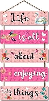 Artvibes Welcome Home Quote Decorative Wall Art MDF Wooden Wall Hanger for Living Room | Bedroom | Gifts | Decorative Items for Home | Artworks Wall Hangings Ornaments (WH_6210NN) (Multi 10)