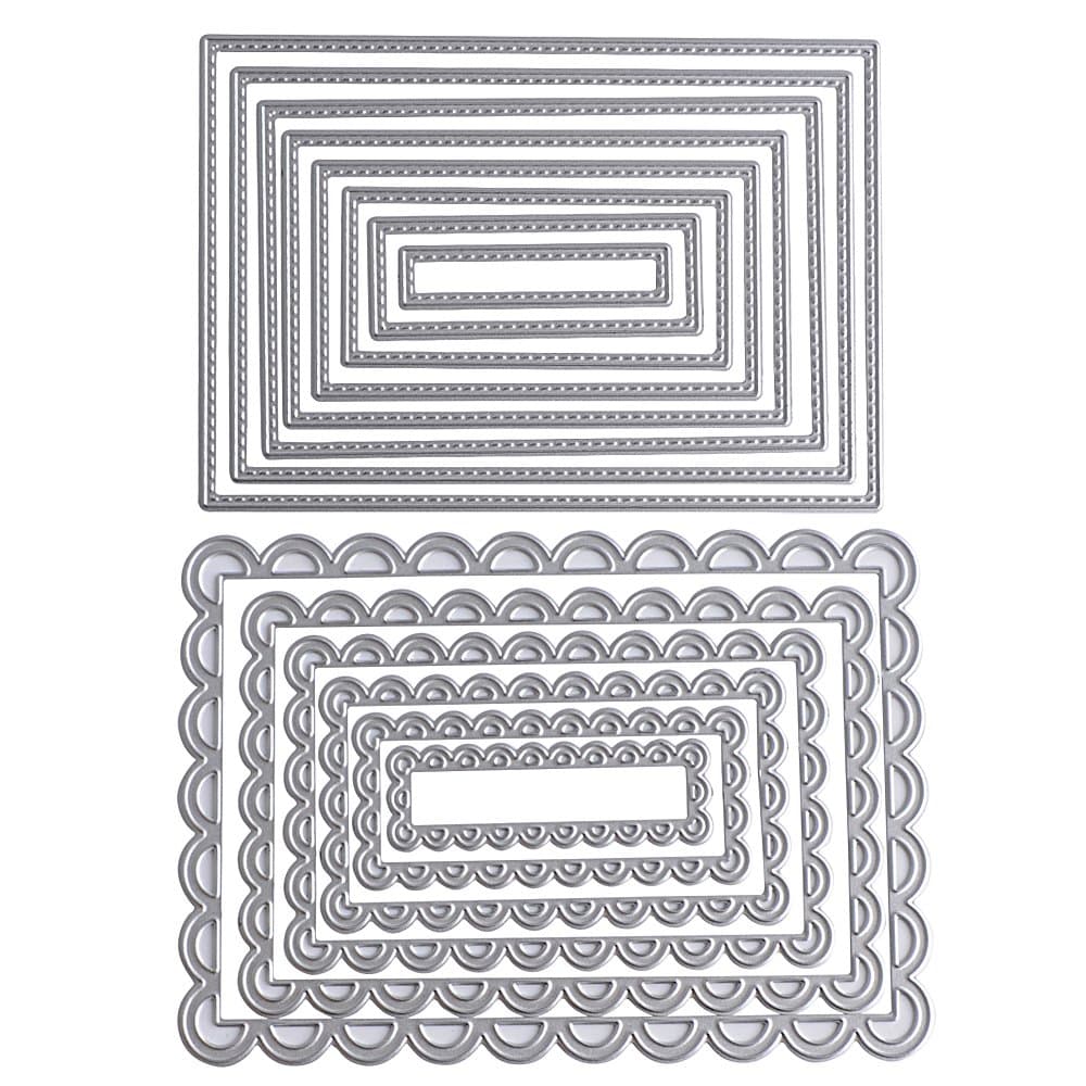 DIY Embossing Cutting Dies Metal Stencil For Paper Card Scrapbooking Album Art Craft Gift (A)