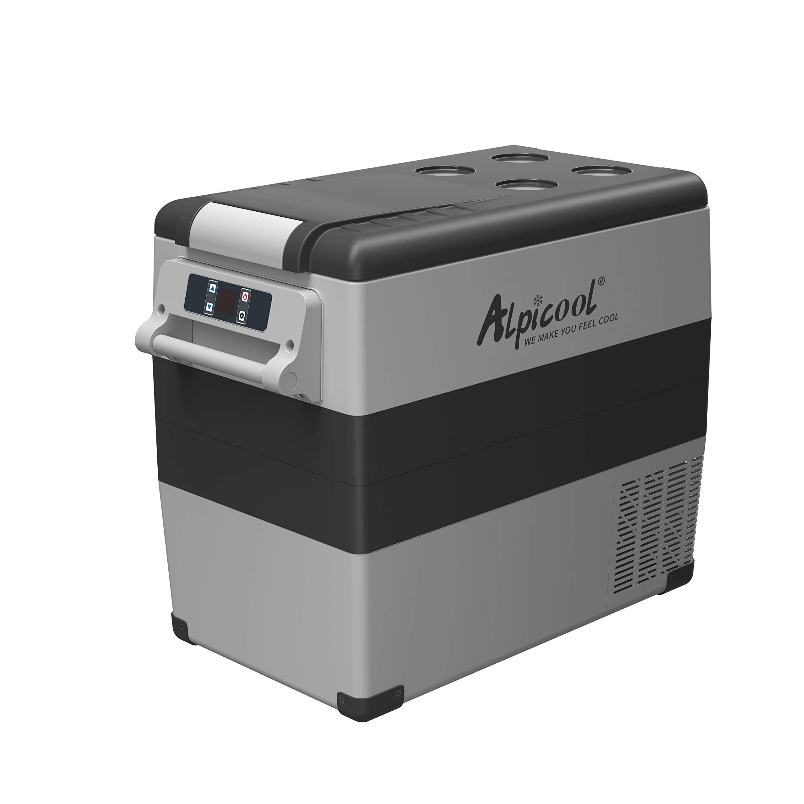 Alpicool CF55 Portable Refrigerator 12 Volt Car Freezer 58 Quart(55 Liter) Vehicle, Car, Truck, RV, Boat, Mini fridge freezer for Driving, Travel, Fishing, Outdoor -4°F to 68°F