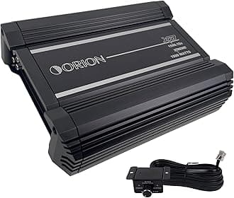 Orion XTR Series XTR1500.1DZ High Power Monoblock Class-D Car Amplifier - 1500W RMS, 1-Ohm Stable, Low-Pass Crossover, Bass Boost Control, MOSFET Power Supply, Bass Knob Included, Made in Korea