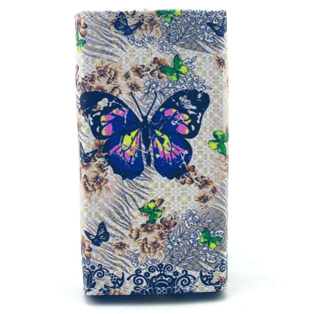 F350 Case LG Optimus G Pro 2 F350 Wallet Flip Case,MOUSE Monster F350 Case LG Optimus G Pro 2 F350 Wallet Flip Case,Stylish Beautiful Butterfly Elf Pattern Luxury PU Leather Wallet Fold Protective Skin Case with Metal Buckle for LG Optimus G Pro 2 F350(Built-in Credit Card/ID Card Slots)