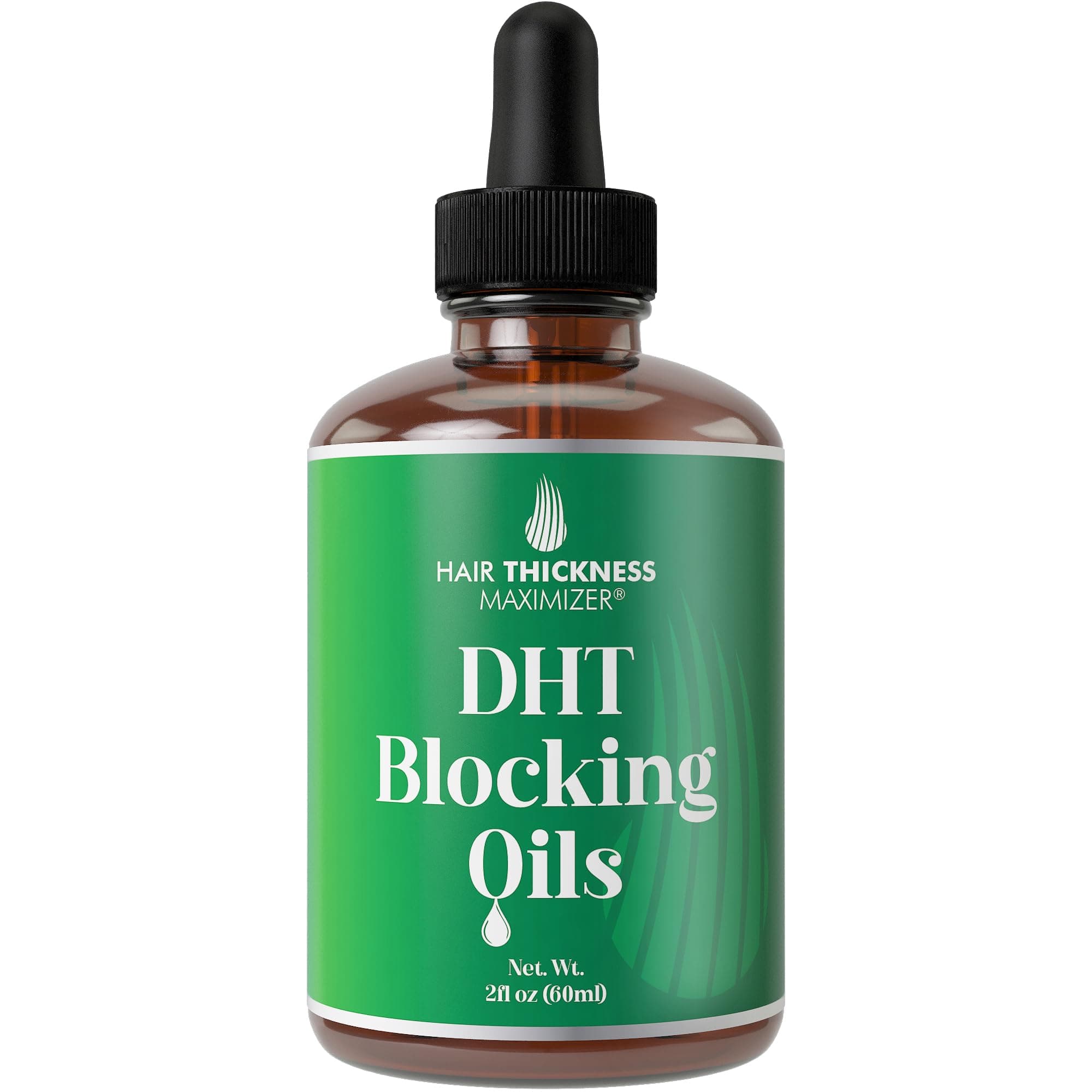 DHT Blocker For Women, Men. Vegan Thickening, Moisturizing, Strengthening DHT Blocking Serum. Topical Scalp Oil Treatment For Weak, Frizzy, Dry Hair 2oz
