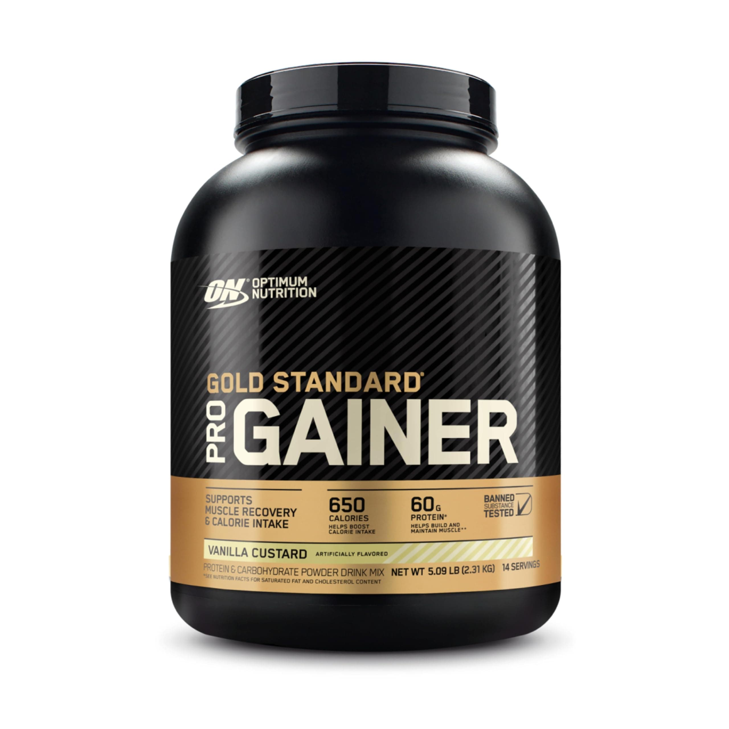 Optimum Nutrition Pro Gainer Vanilla Custard, 5.09 Lbs