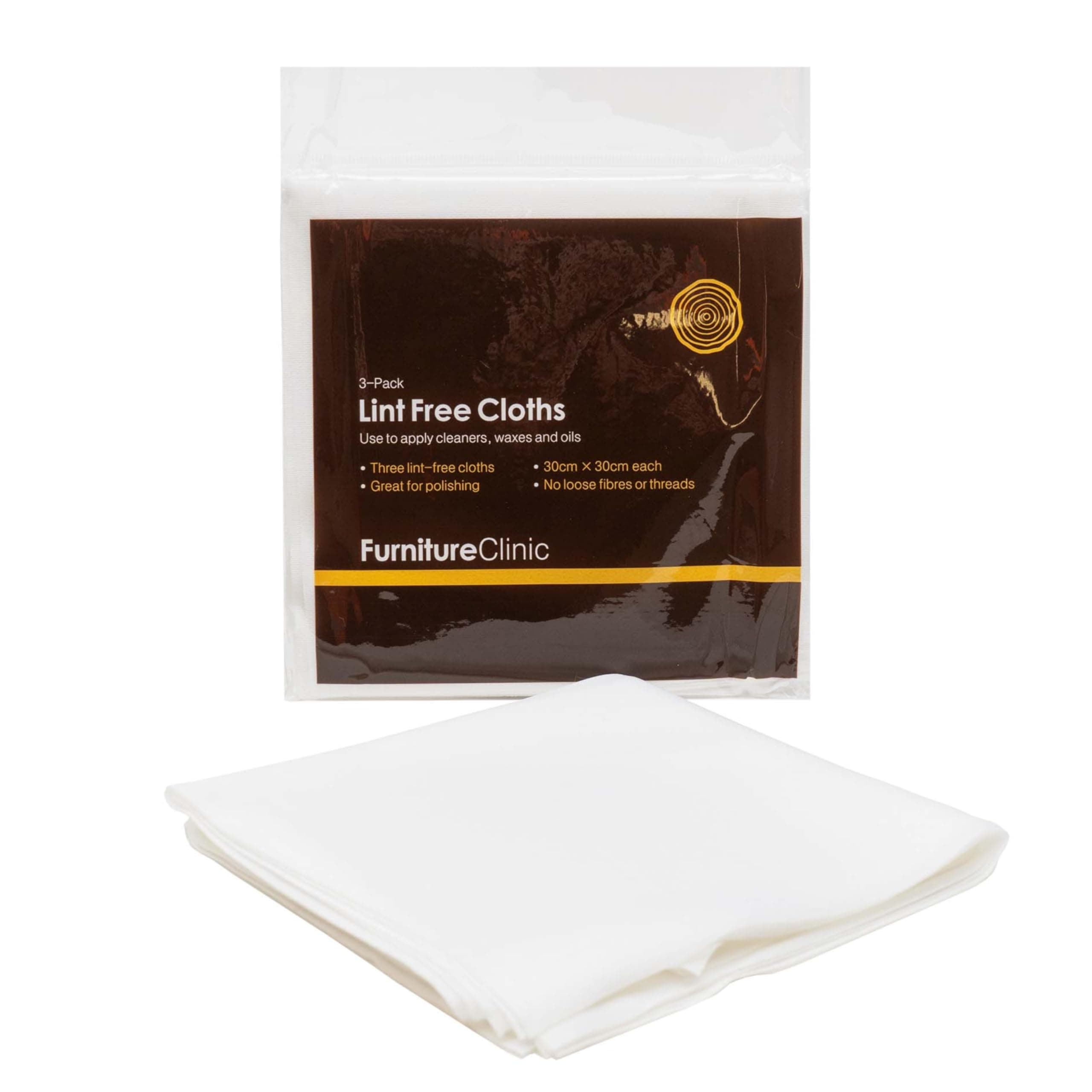 Furniture Clinic Lint Free Cotton Cloths | Eco-Friendly and Reusable Multi-Pu...