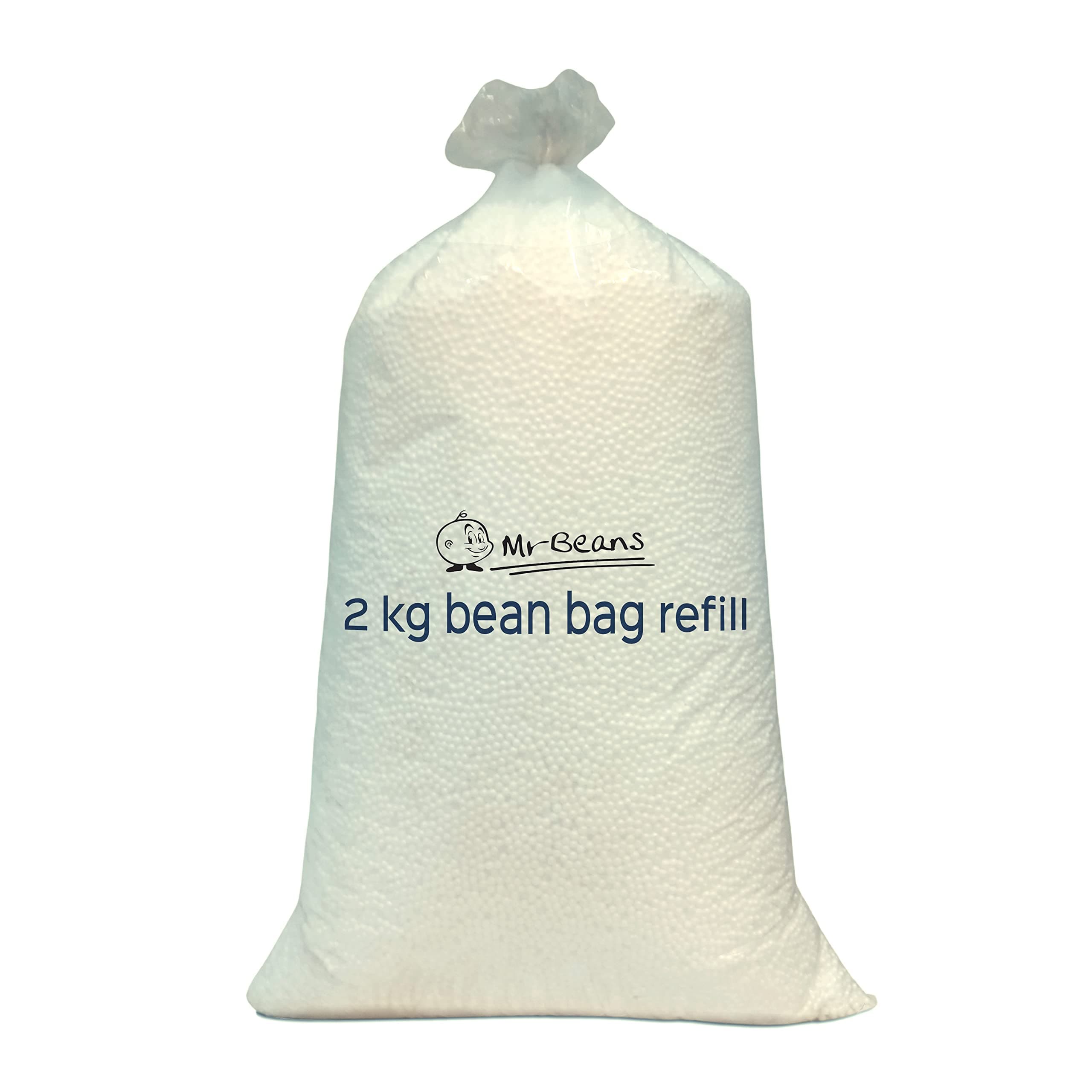 Mr Beans 2kg Premium A-Grade Bean Bag Filler (White)