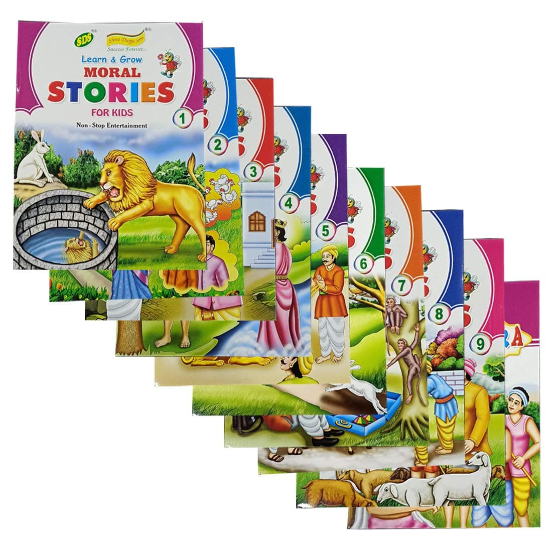 kieana Return Gifts for Kids Birthday Party Moral Story Books Set Gift for Girls / Boys for Children Party Supply - Pack of 30