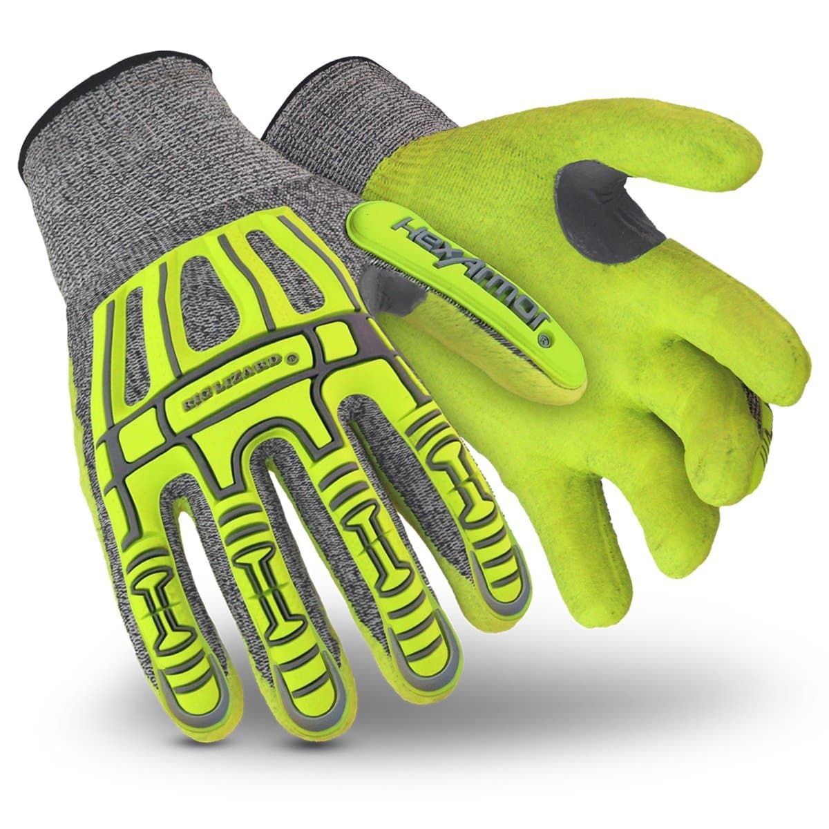 Cut-Resistant Impact Protection Nitrile Palm Work Gloves | Rig Lizard® Series 2090X | Medium