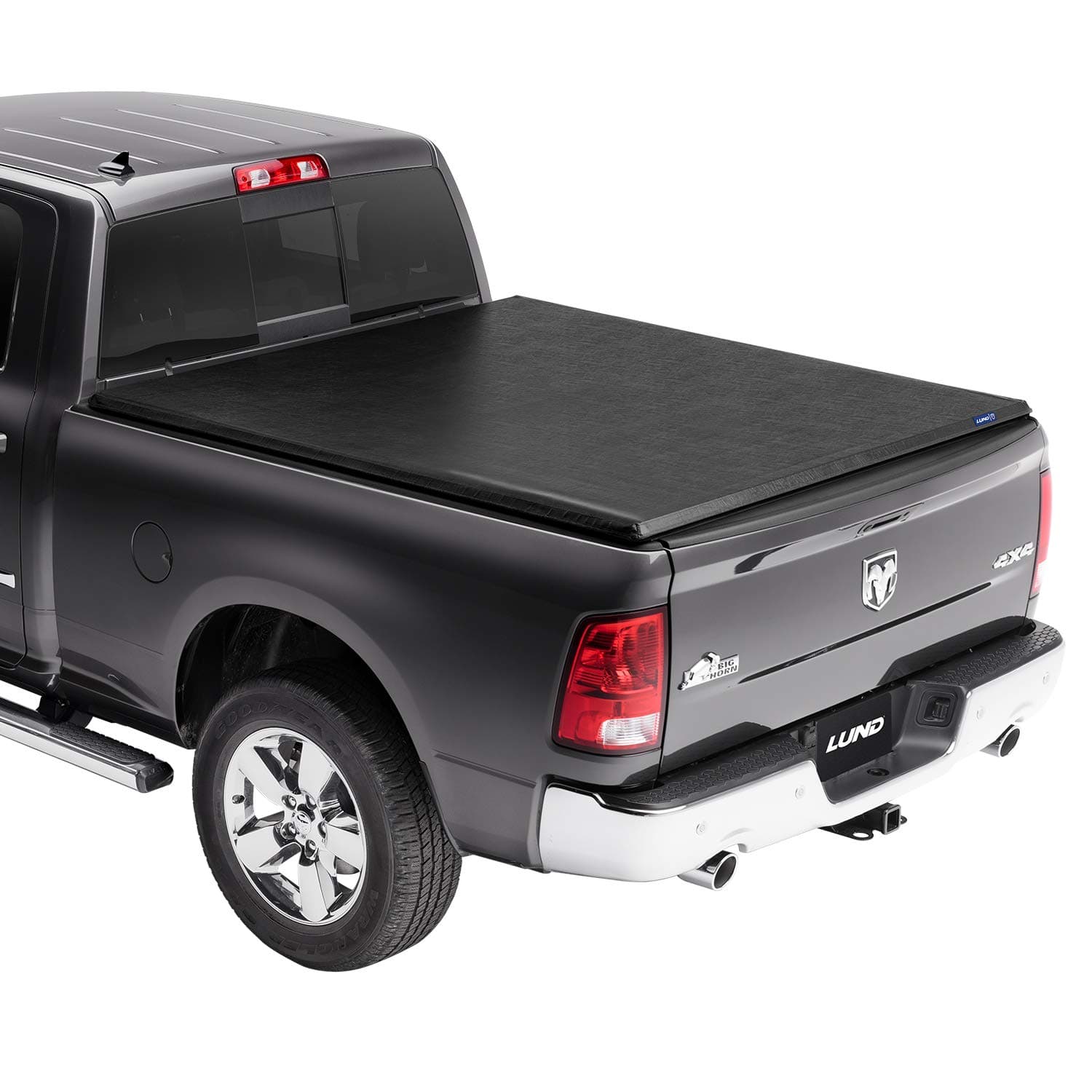 Lund Genesis Roll Up Soft Roll Up Truck Bed Tonneau Cover | 96065 | Fits 2009 - 2018, 2019 - 2020 Classic Dodge Ram 1500 5' 7" Bed (67.4")