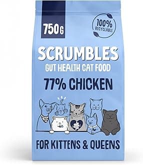 Scrumbles Complete Dry Kitten Food Gluten Free Recipe 750g