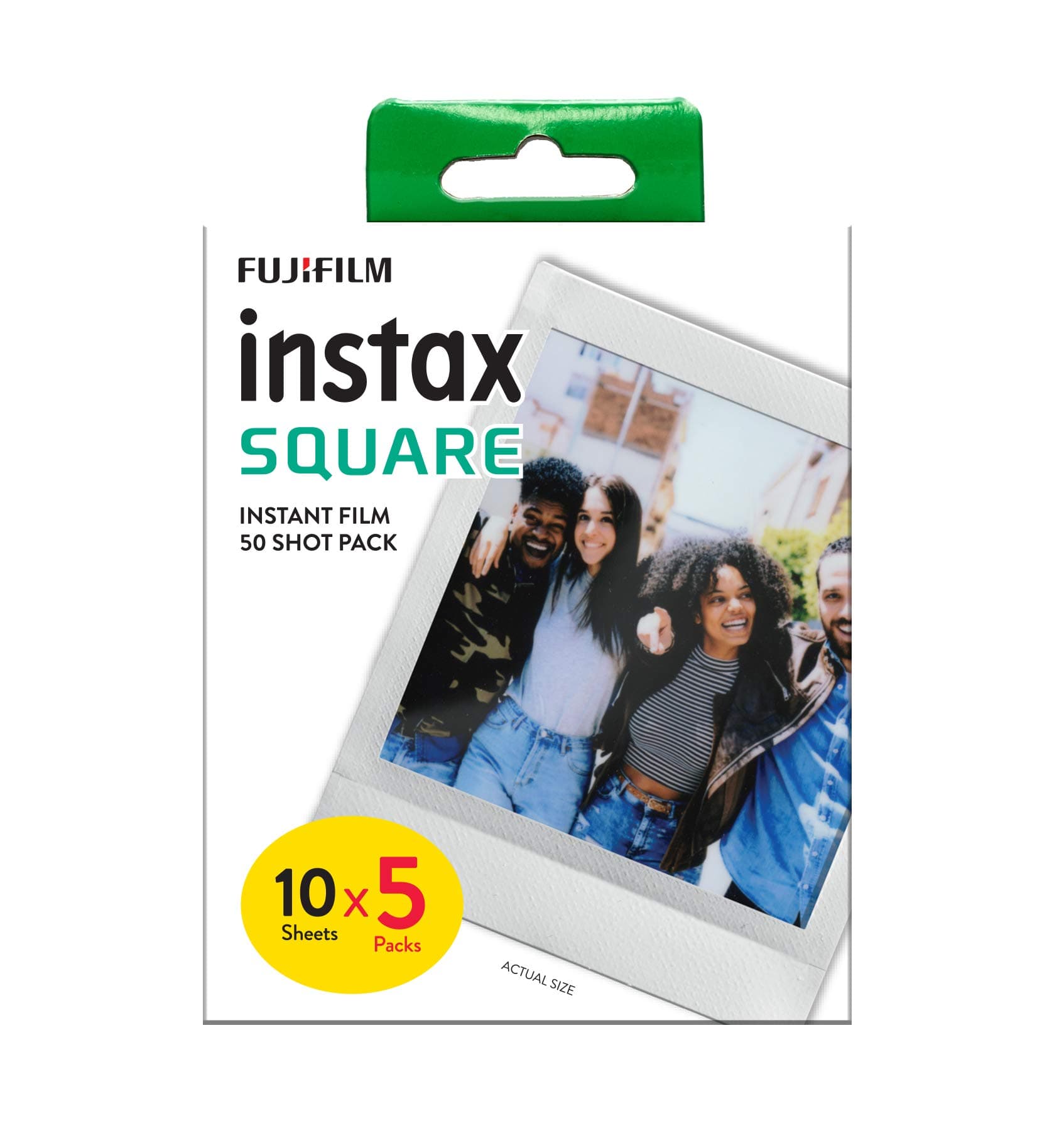 Square Film White Border, 50 Shot Pack