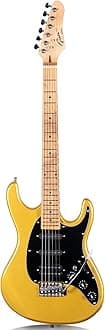 Grote Electric Solid Body Guitar Modern-GST For Beginners (Solar flare)