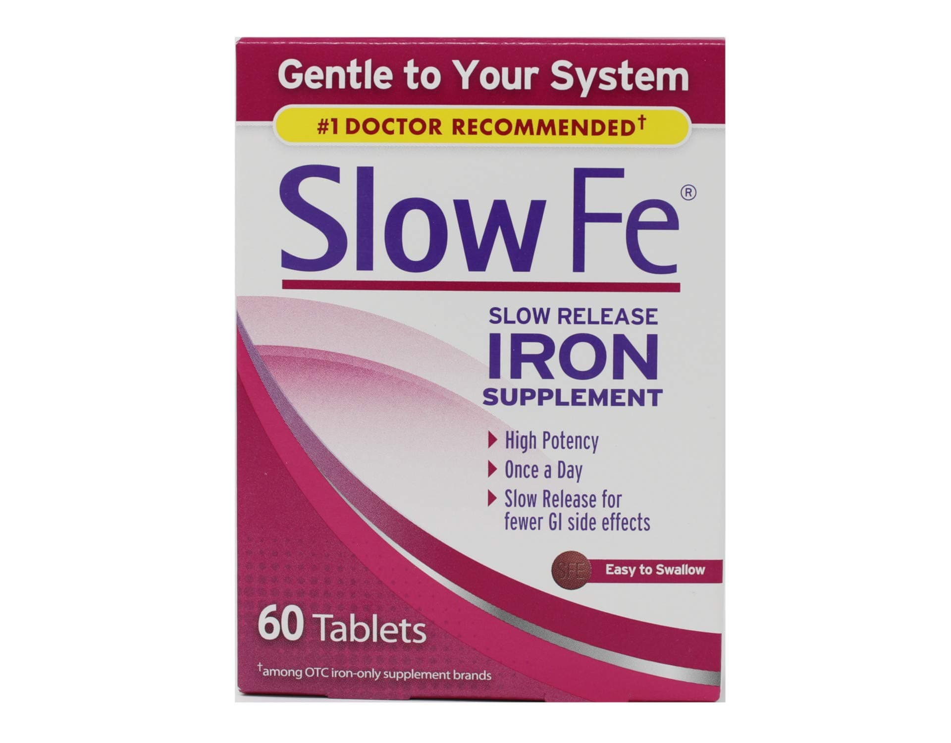 SLOW FE Iron Supplement 60 Tablets