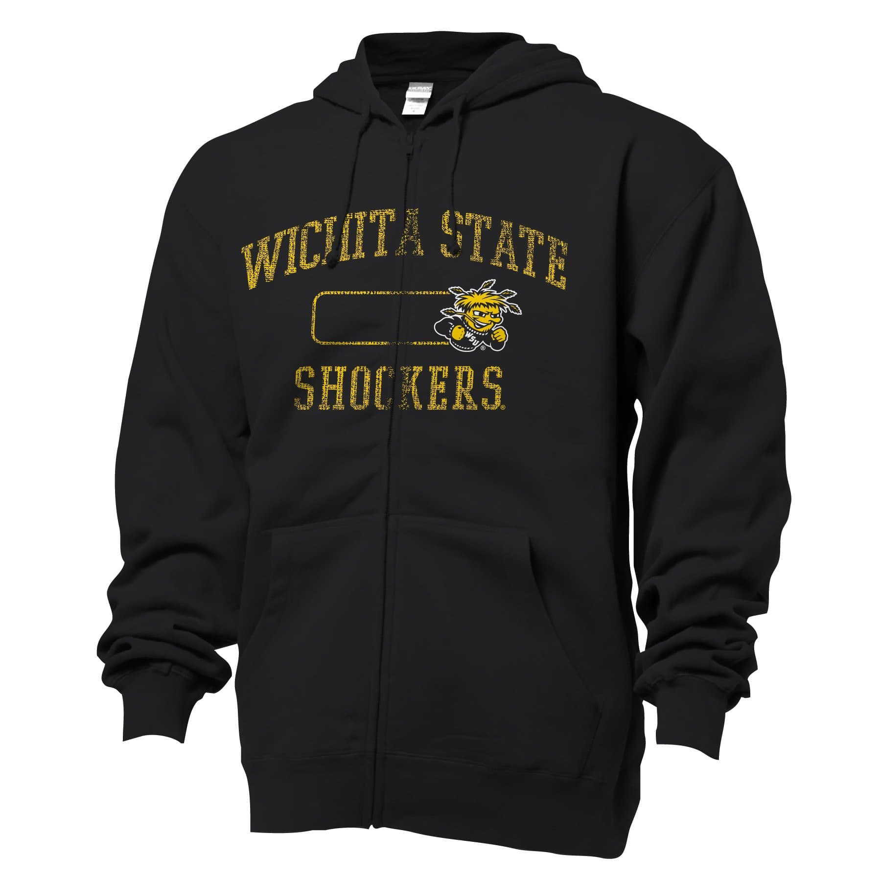 Ouray Sportswear NCAA Wichita State Shockers Benchmark Full Zip Hooded Sweatshirt