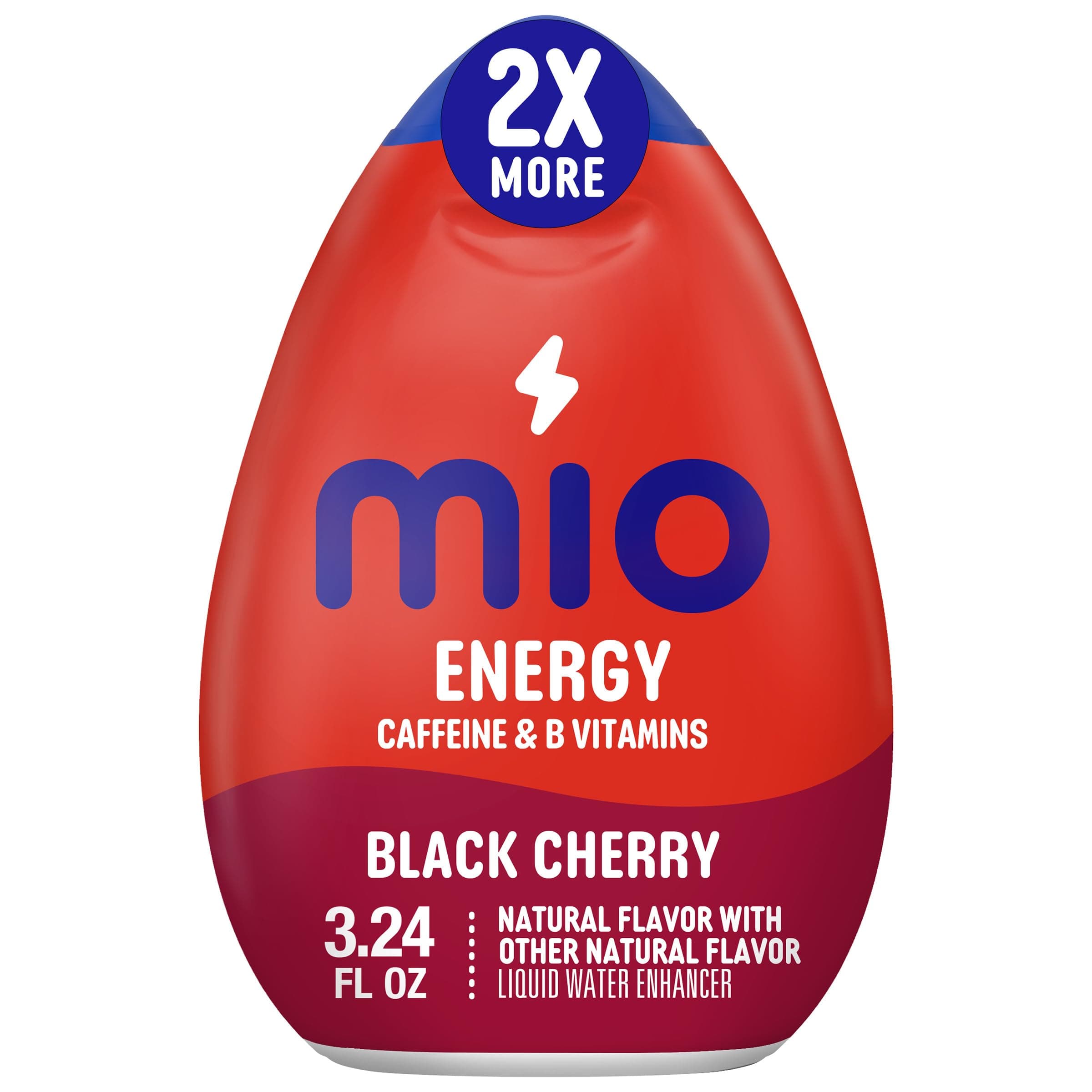 MiO Energy Black Cherry Naturally Flavored Liquid Water Enhancer 1 Count 3.24 fl oz