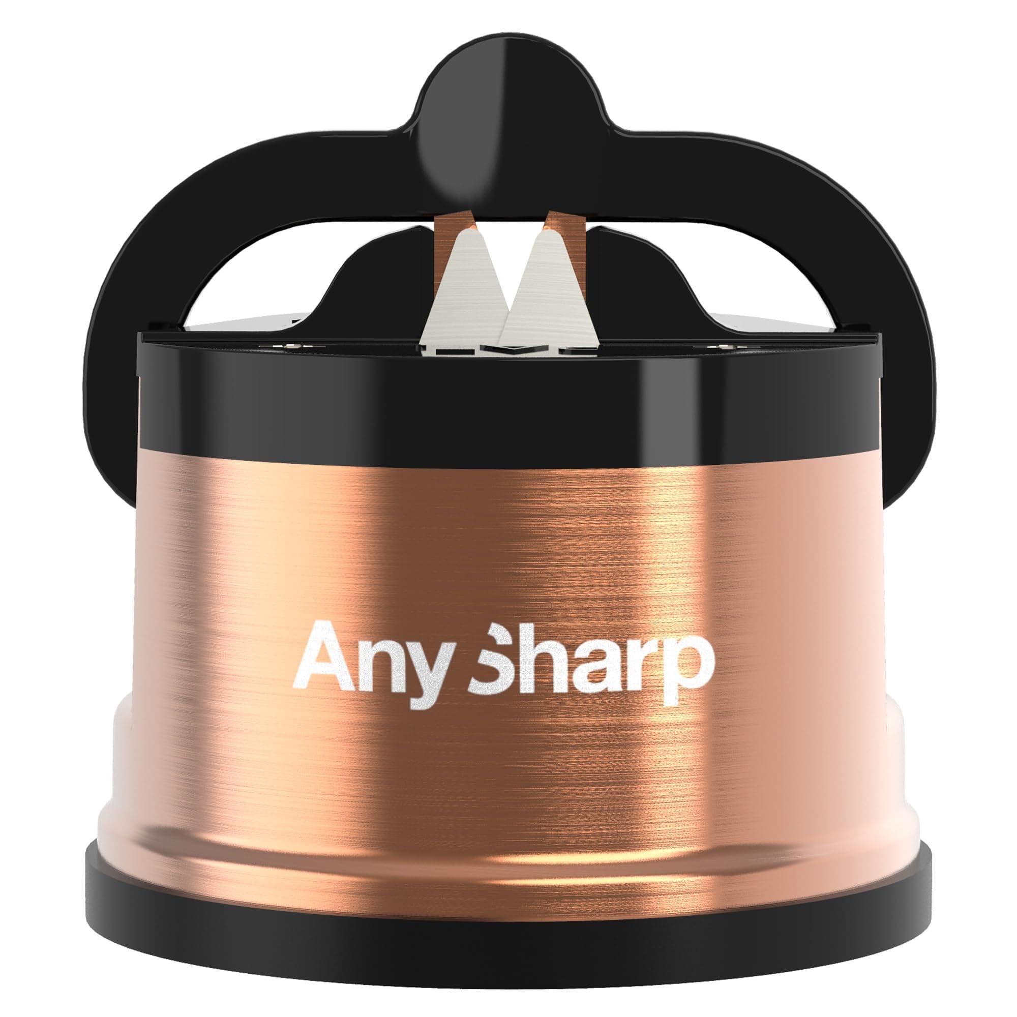 AnySharp Pro Metal Knife Sharpener with Suction, Copper